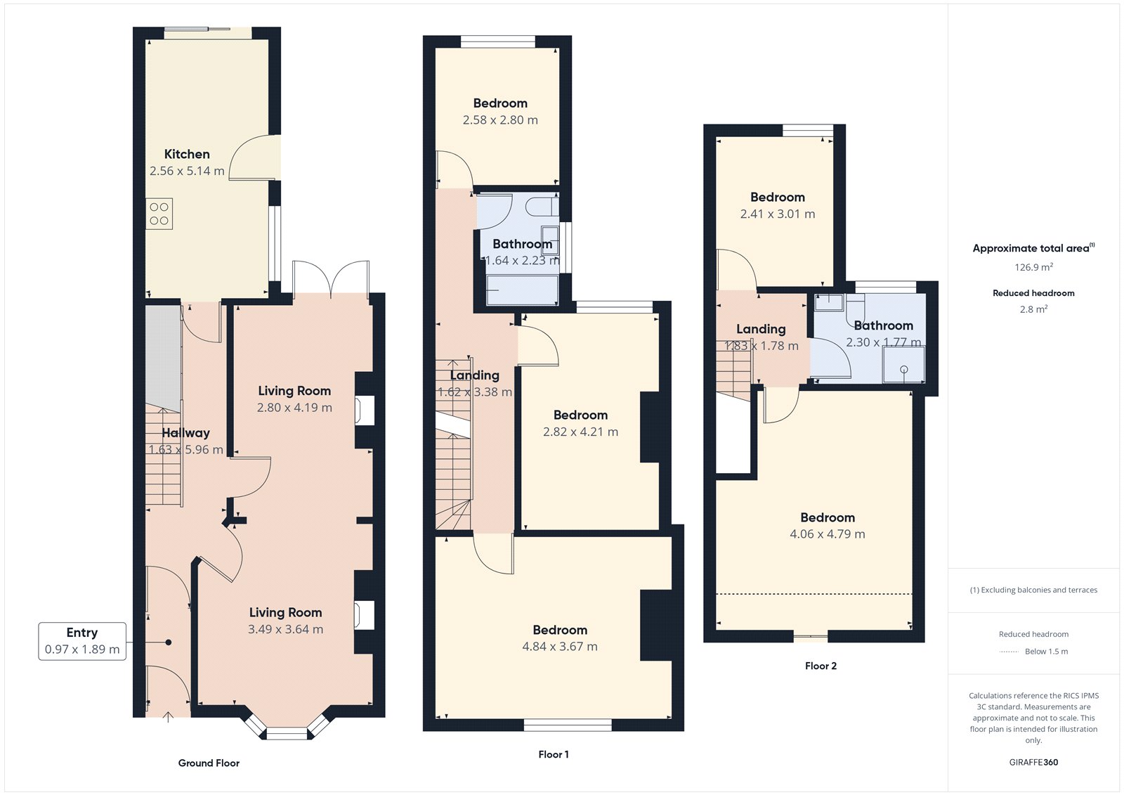 113, Greville Road, Bristol floorplan