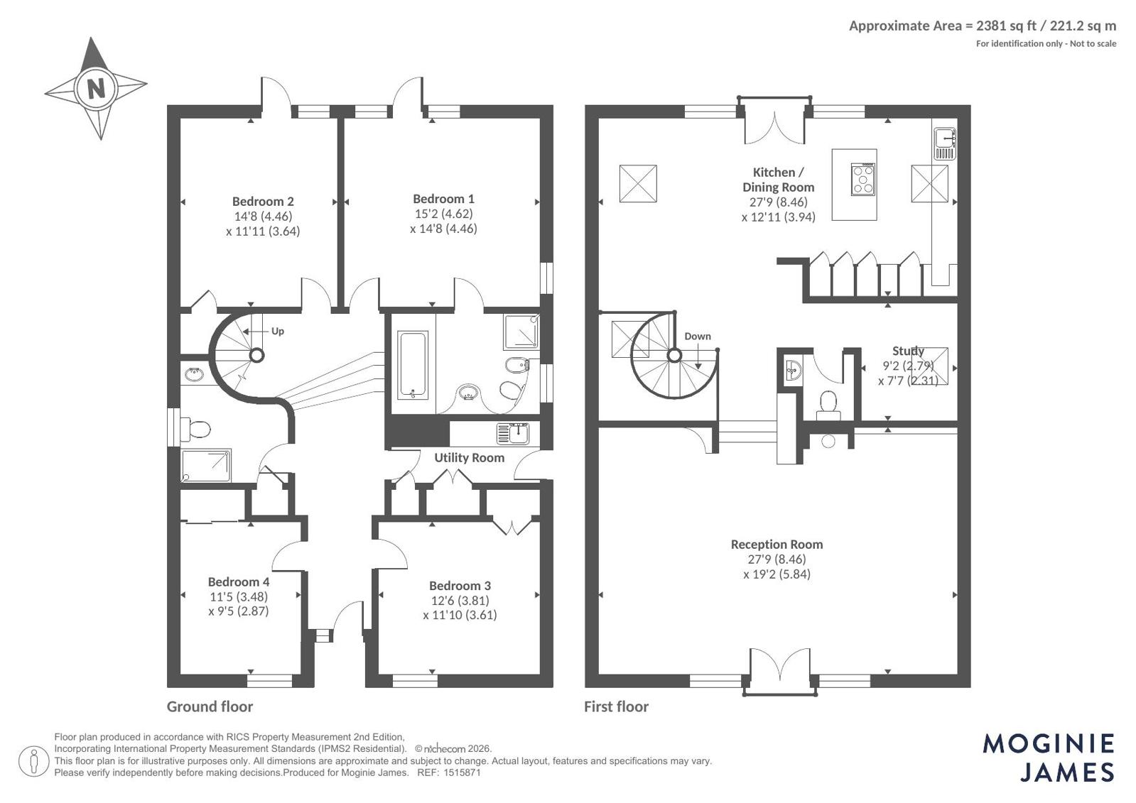 2A, Ty-Gwyn Avenue, Cardiff floorplan