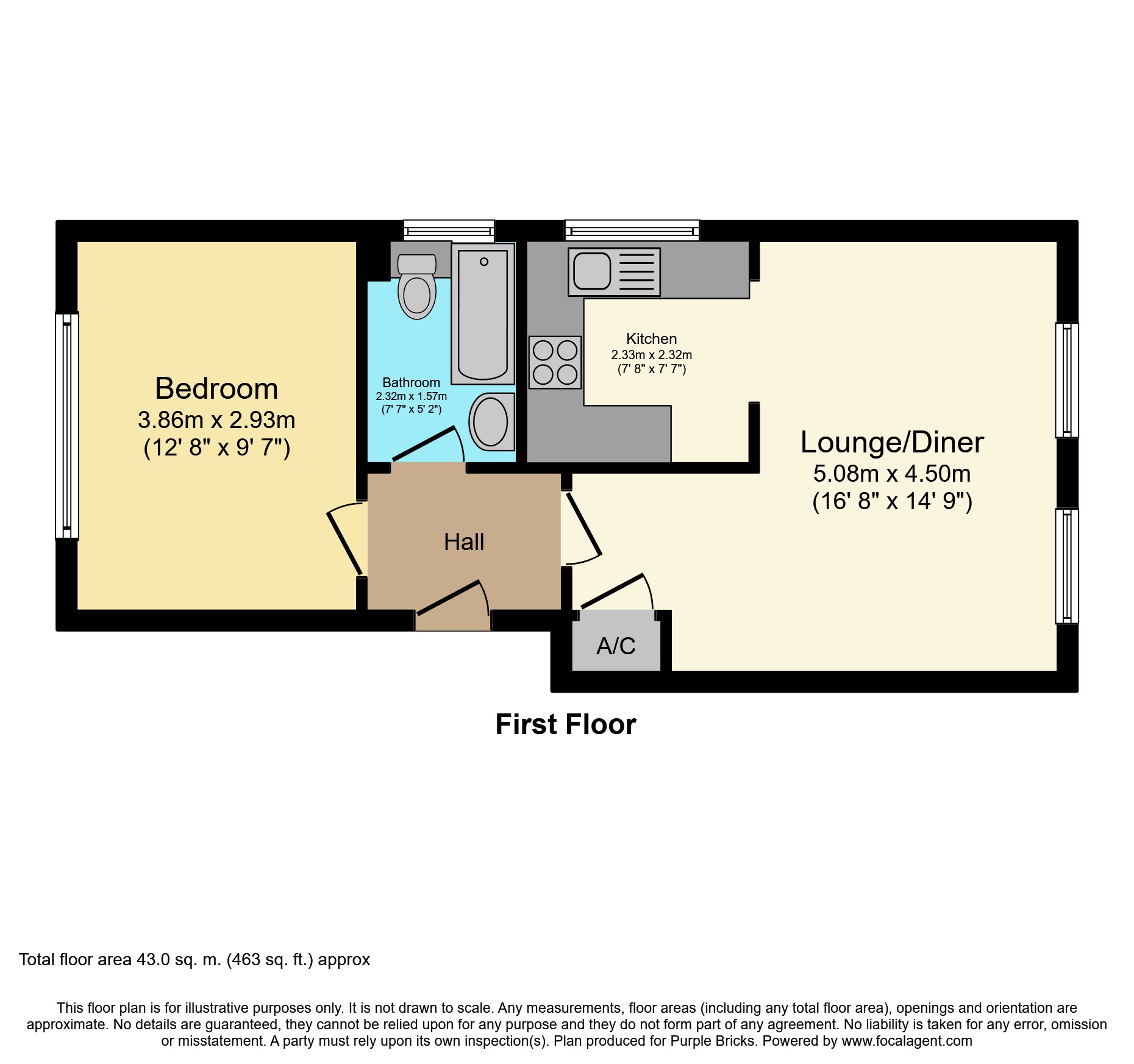 1 Bedrooms Flat for sale in Alexandra Court, Bordon GU35