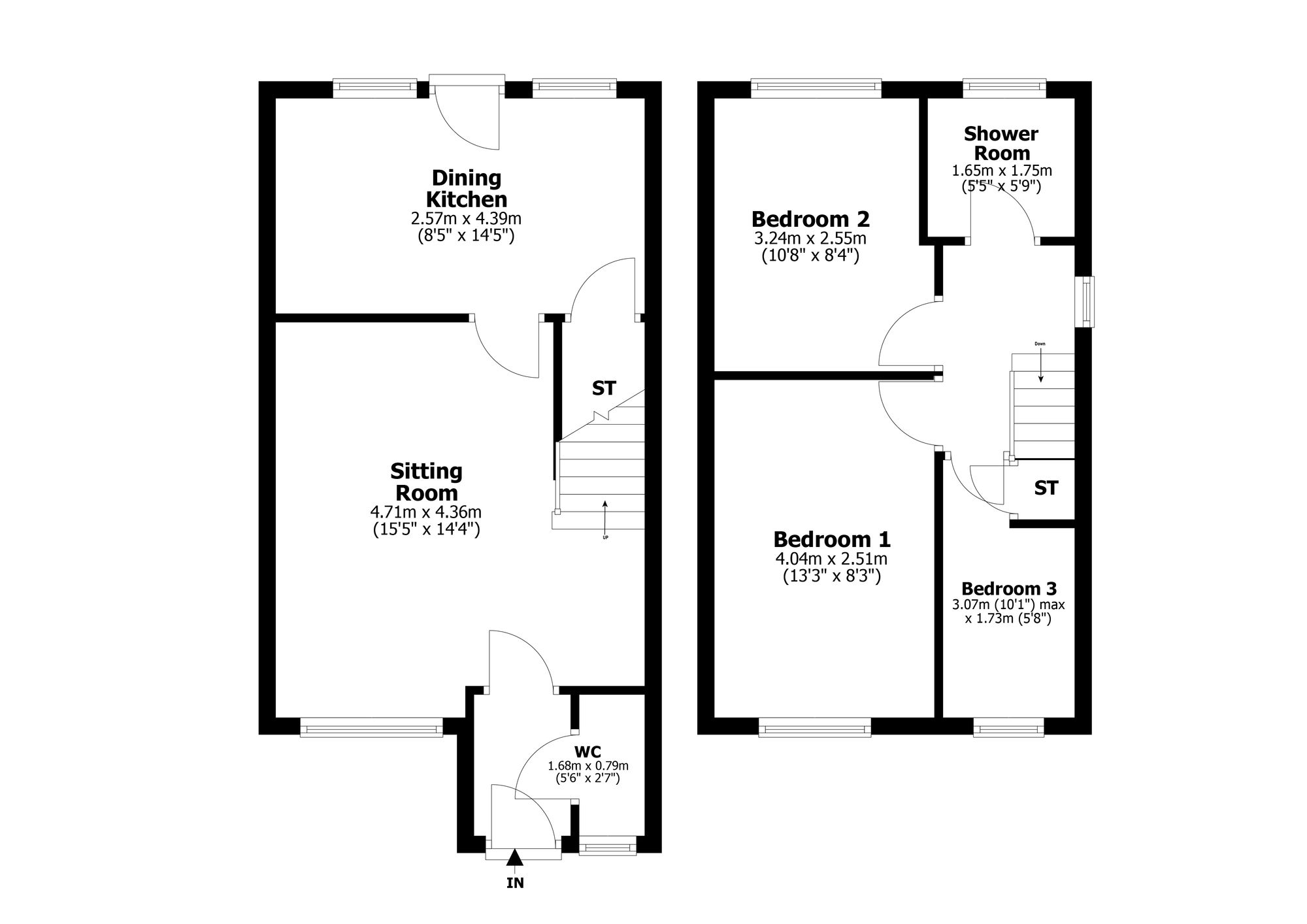 9 Keppock Place, Falkirk floorplan