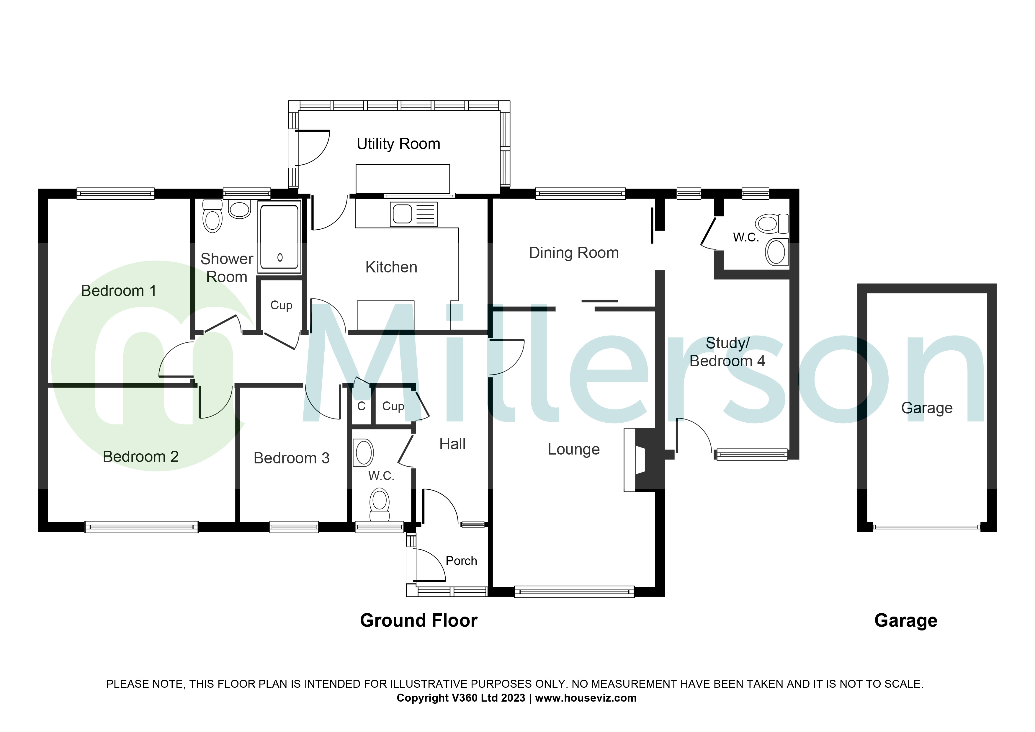 Holmans Meadow, Lawhitton, Launceston PL15, 3 bedroom detached bungalow