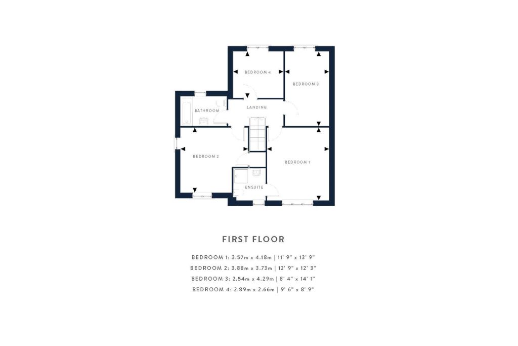 Plot 81, The Belstone, Frome Valley Road, Crossways floorplan