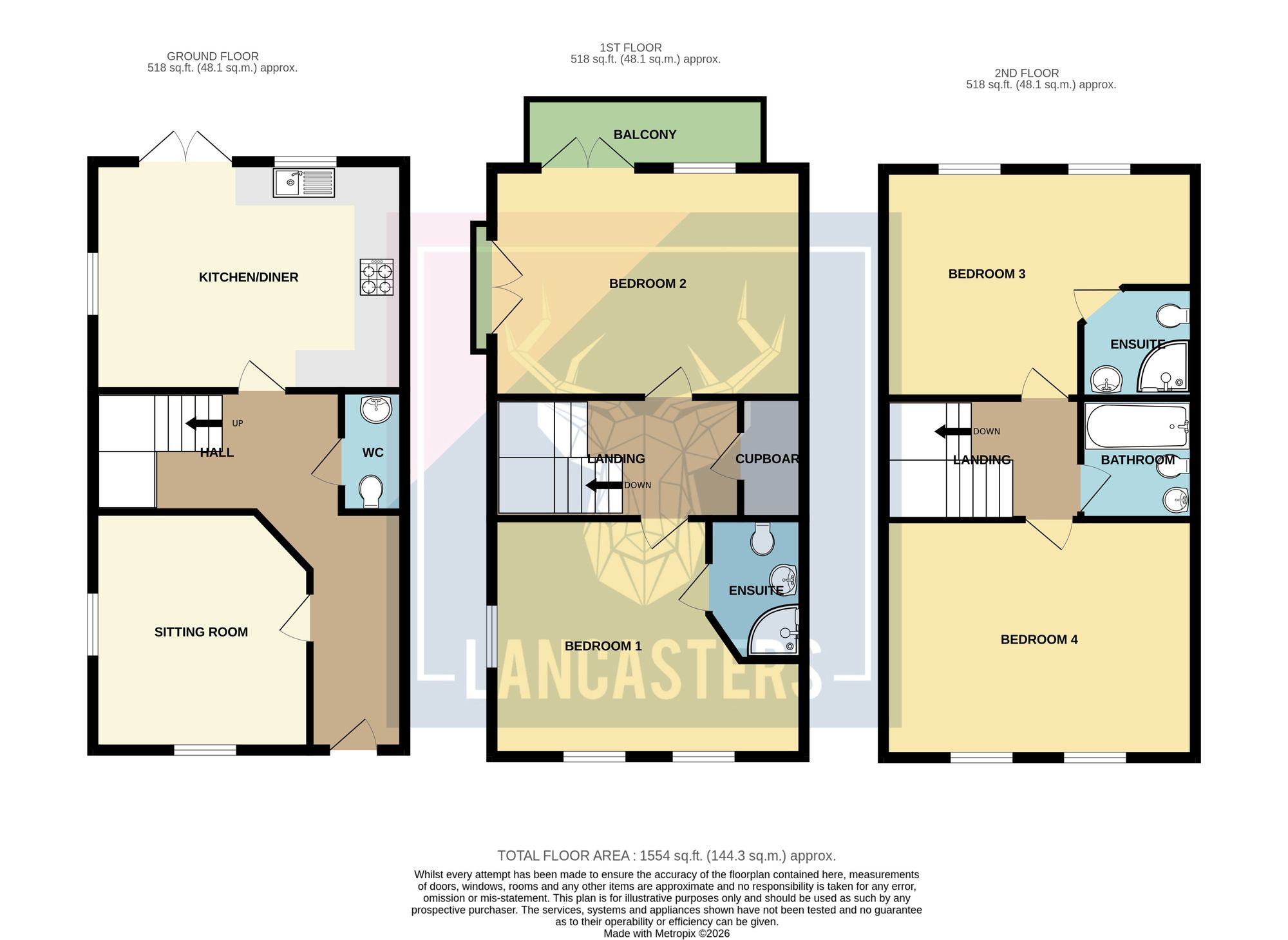 26 Denmark Road, Cowes floorplan
