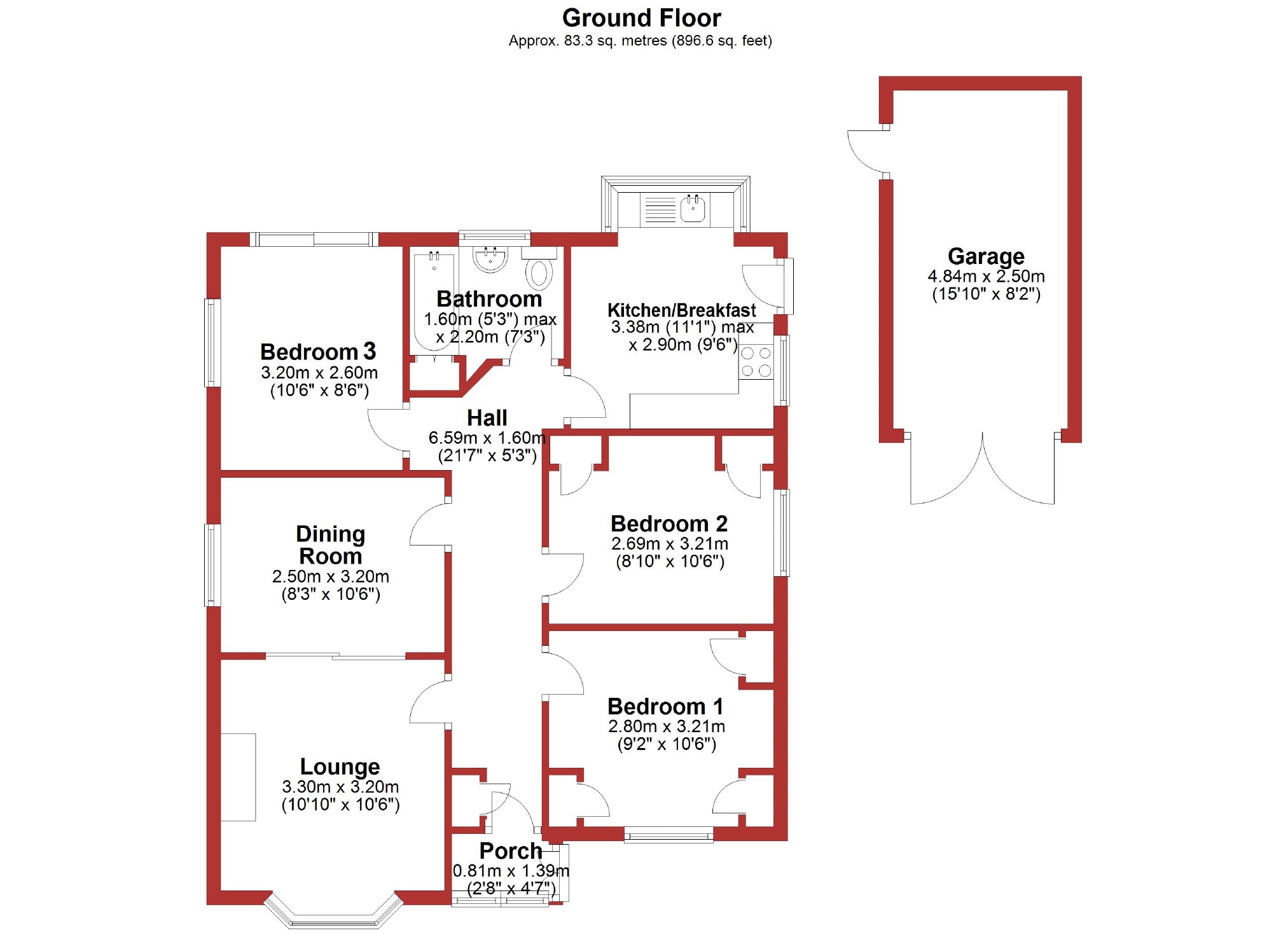 3 Bedrooms Detached bungalow for sale in Wepre Park, Connah's Quay, Deeside, Flintshire CH5