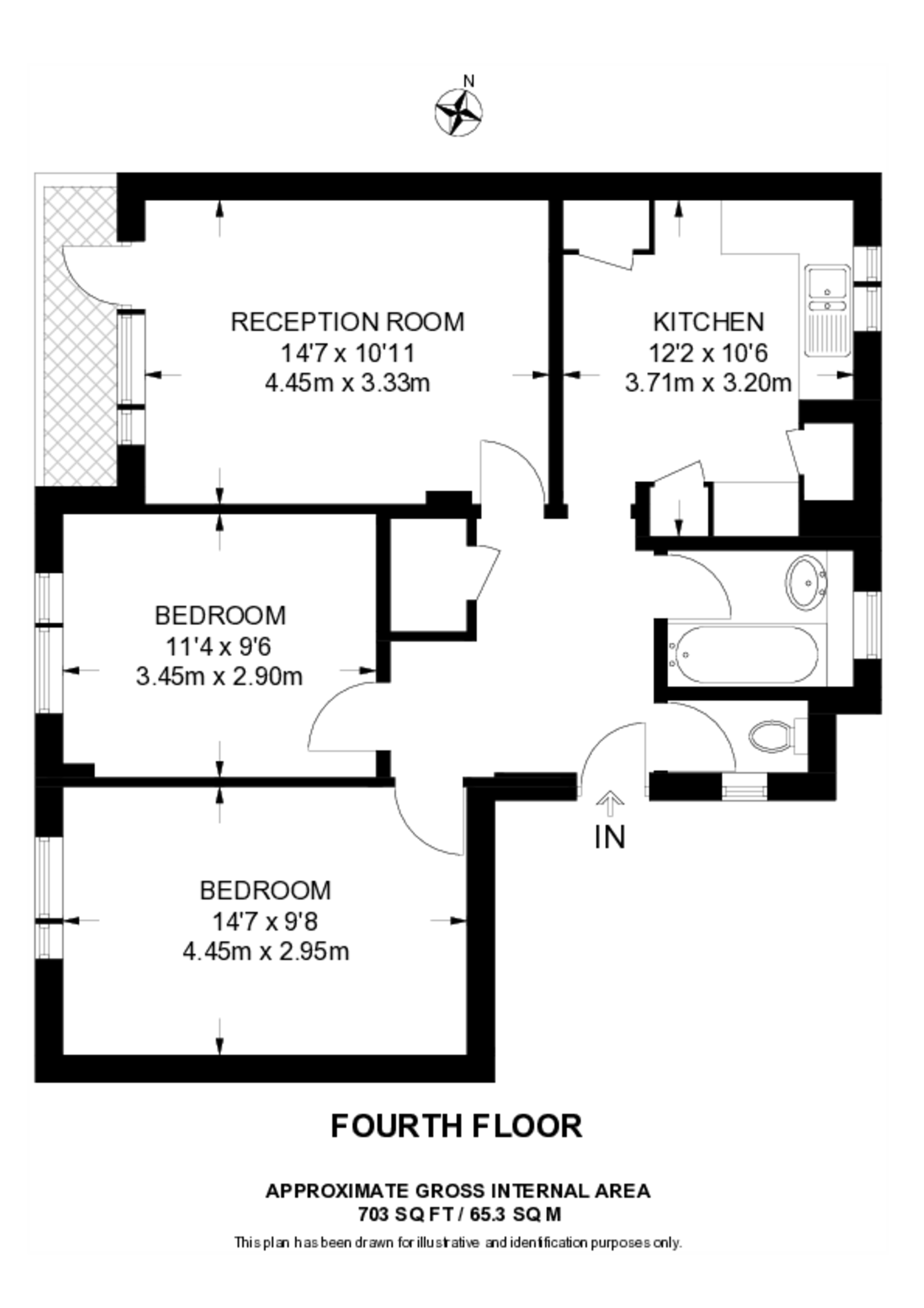 Lindsay Court, Battersea floorplan