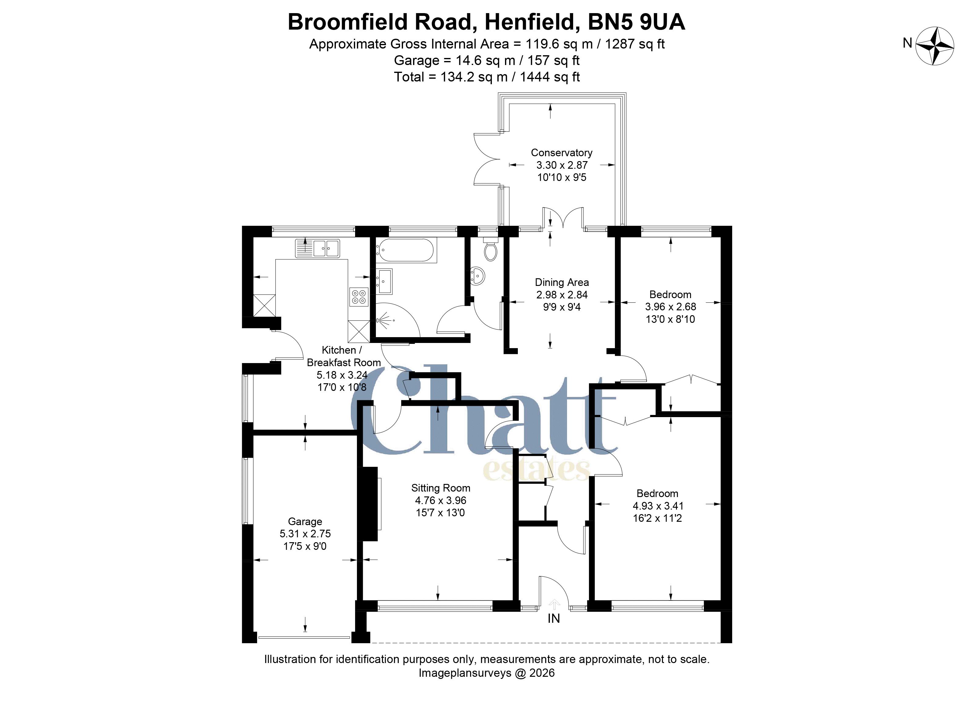 39, Broomfield Road, Henfield floorplan