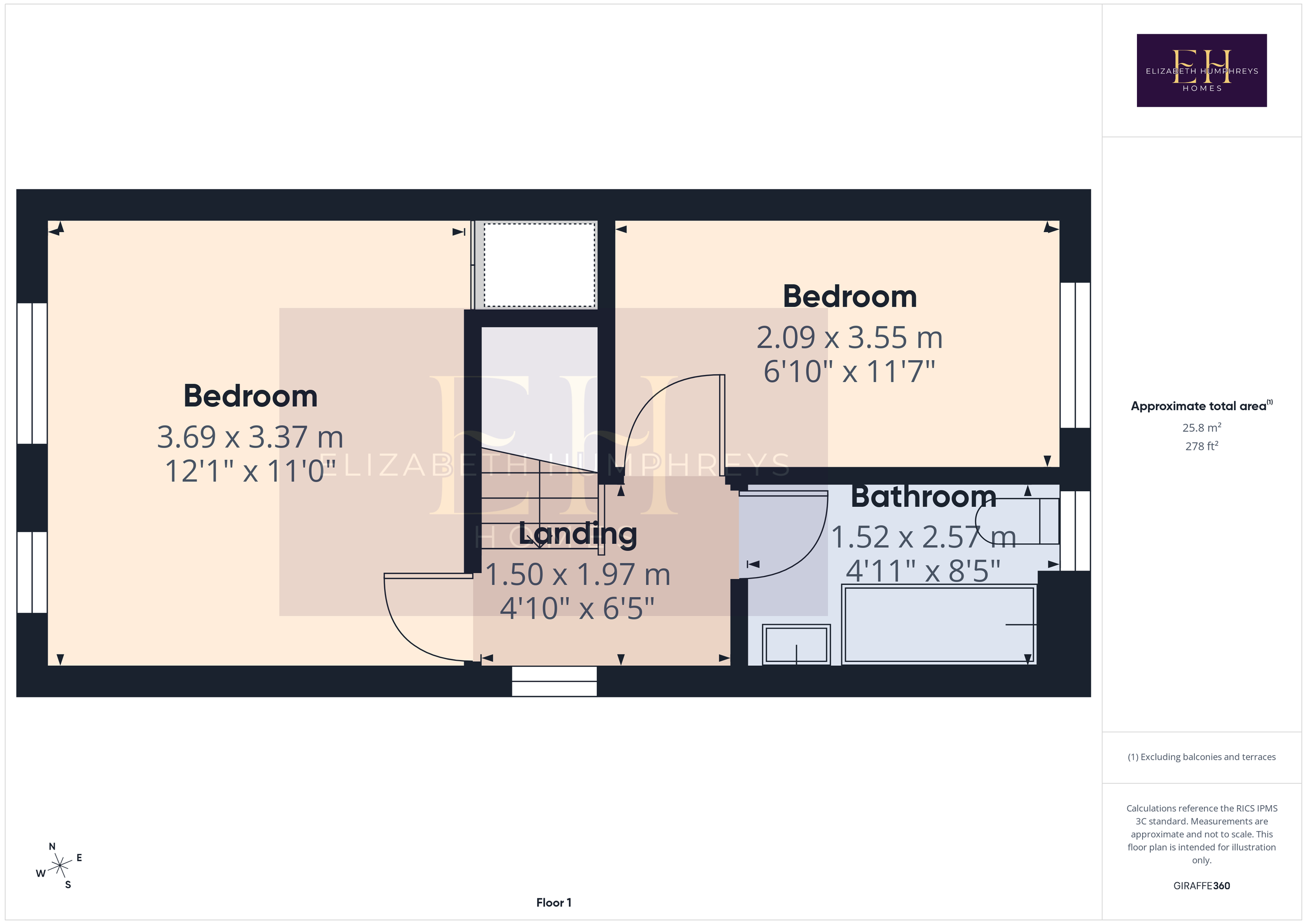 9 Croft Road, Morpeth floorplan