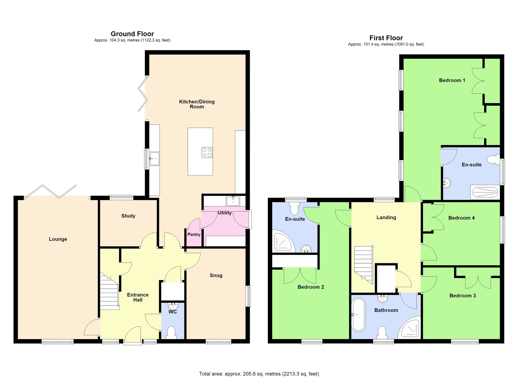 21 Philbeech Gardens, Boston floorplan