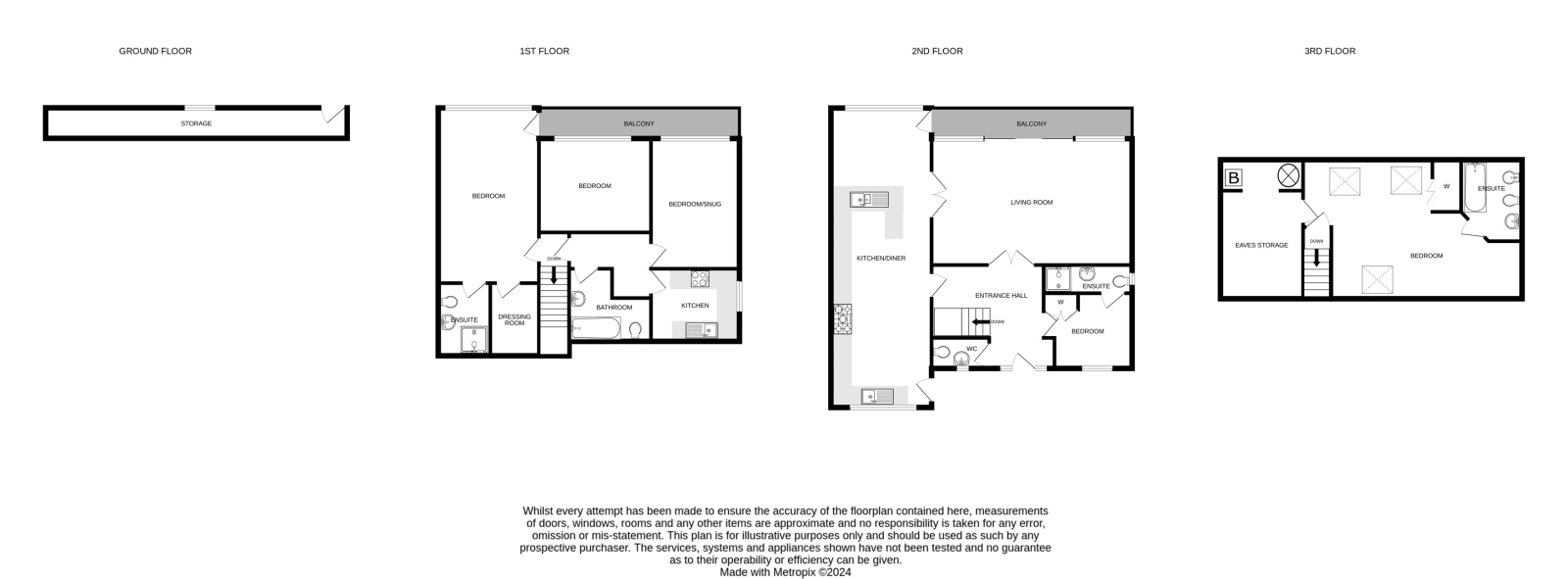 Hanas Mor, Bon Cot Road, Penzance floorplan