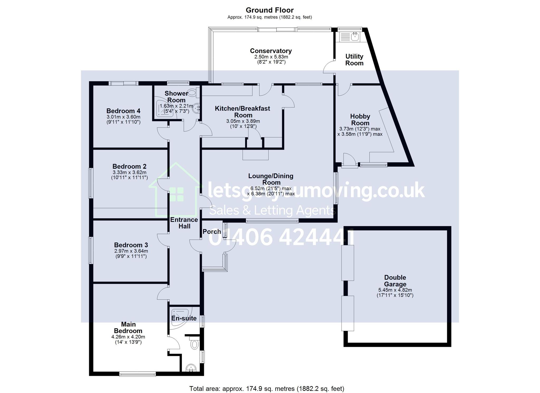 Trevone Farm  Ravens Bank, Holbeach Fen, Holbeach floorplan