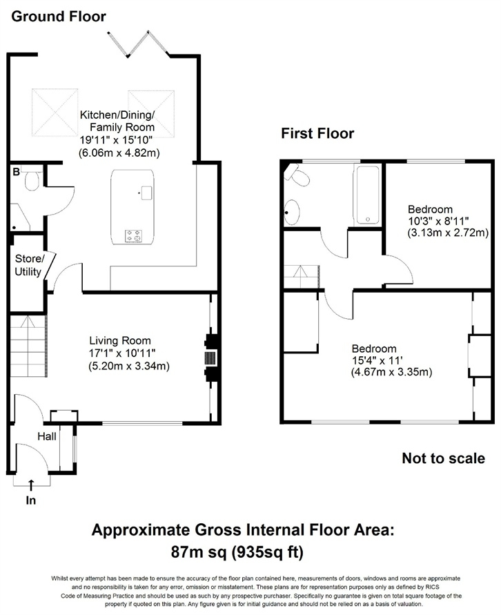 2 bed terraced house for sale in Normanhurst Road, WaltonOnThames