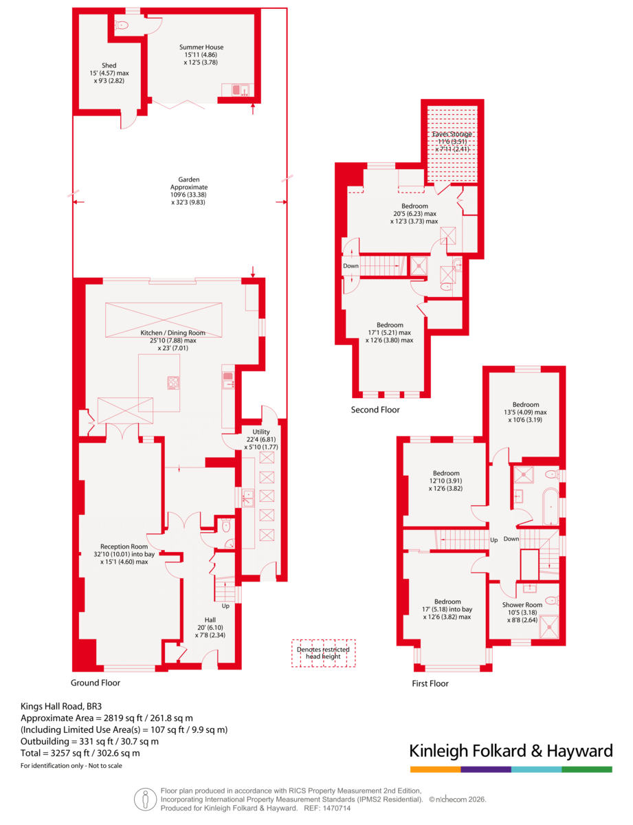 76, Kings Hall Road, Beckenham floorplan