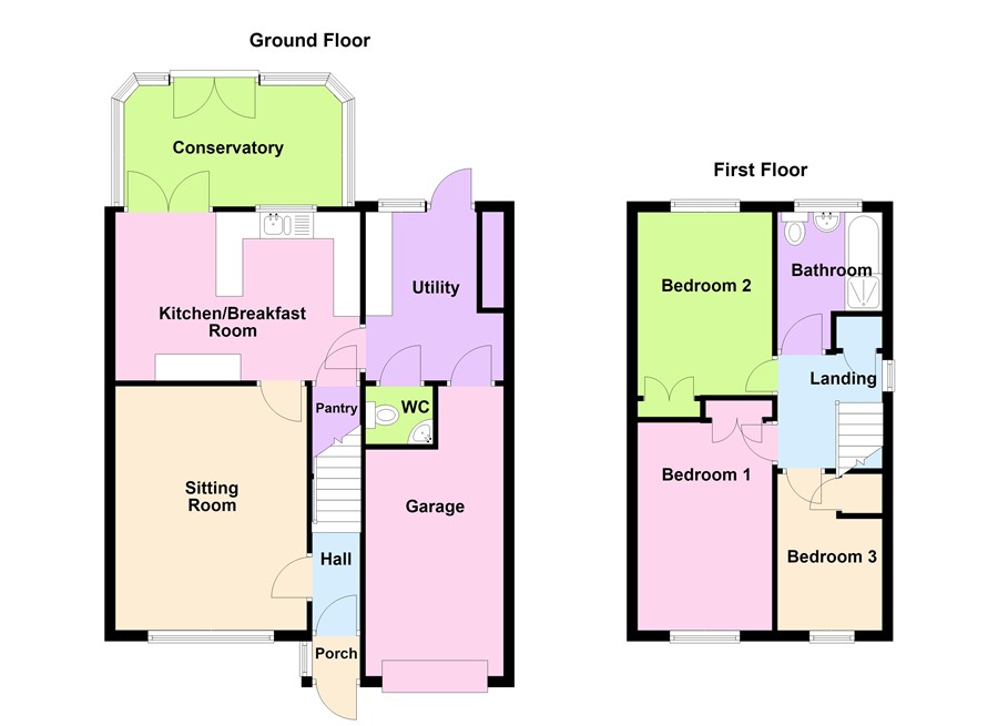 33, Wessons Road, Bidford-on-Avon floorplan
