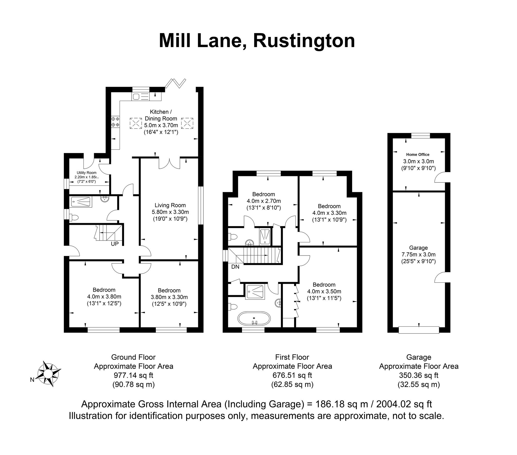 32 Mill Lane, Littlehampton floorplan
