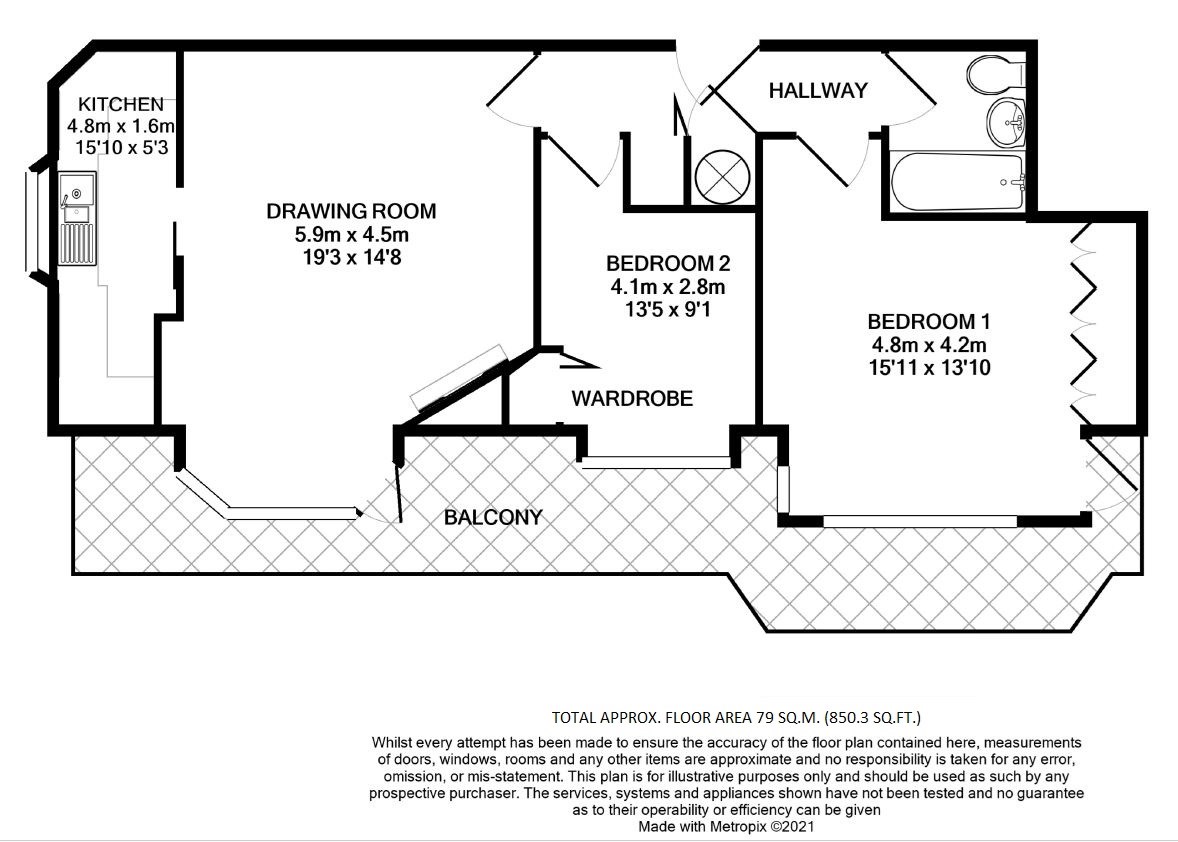 Castle Malwood Lodge, Minstead, Lyndhurst SO43, 2 bedroom flat for sale