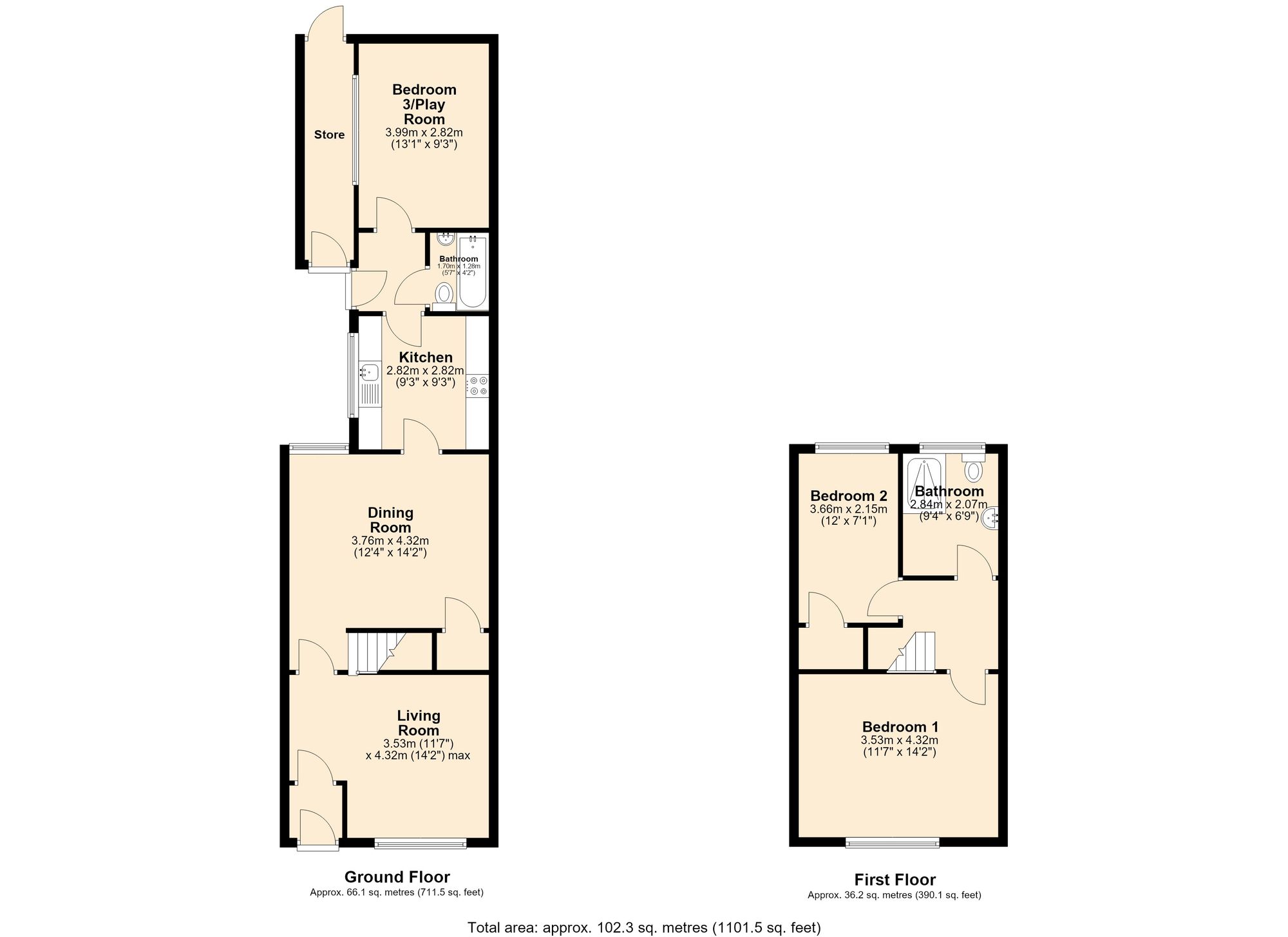 79 Spring Hill Road, Accrington floorplan