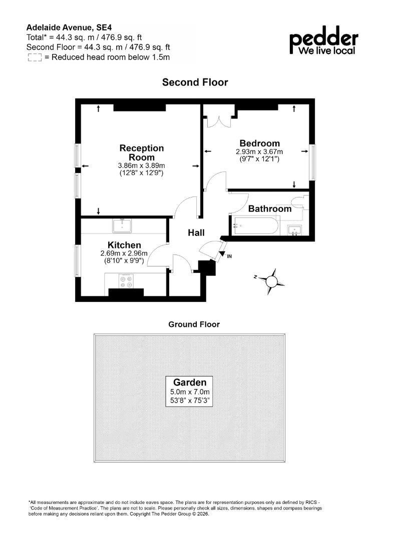 Flat 3, 72, Adelaide Avenue, London floorplan