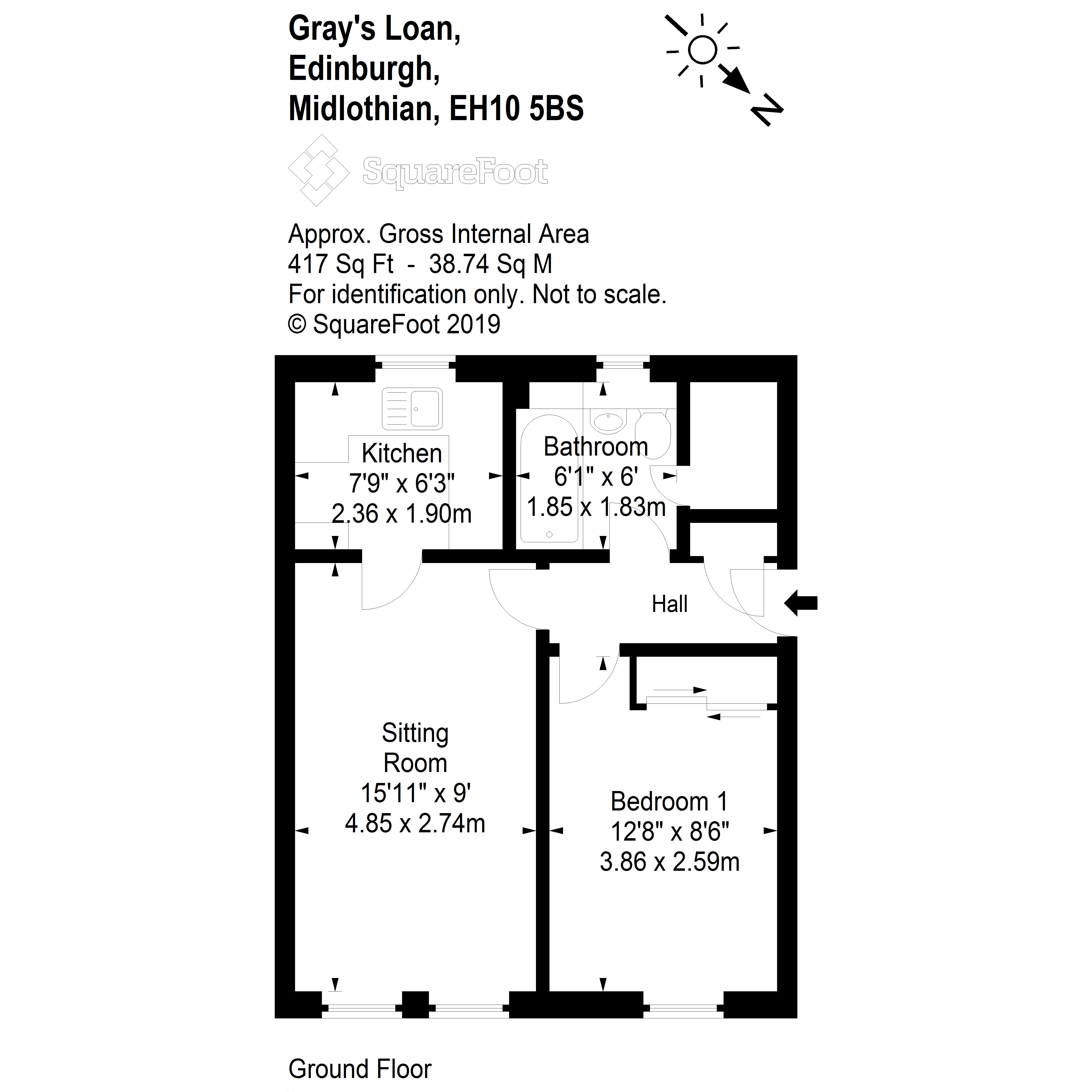 1 Bedrooms Flat for sale in Grays Loan, Merchiston, Edinburgh EH10