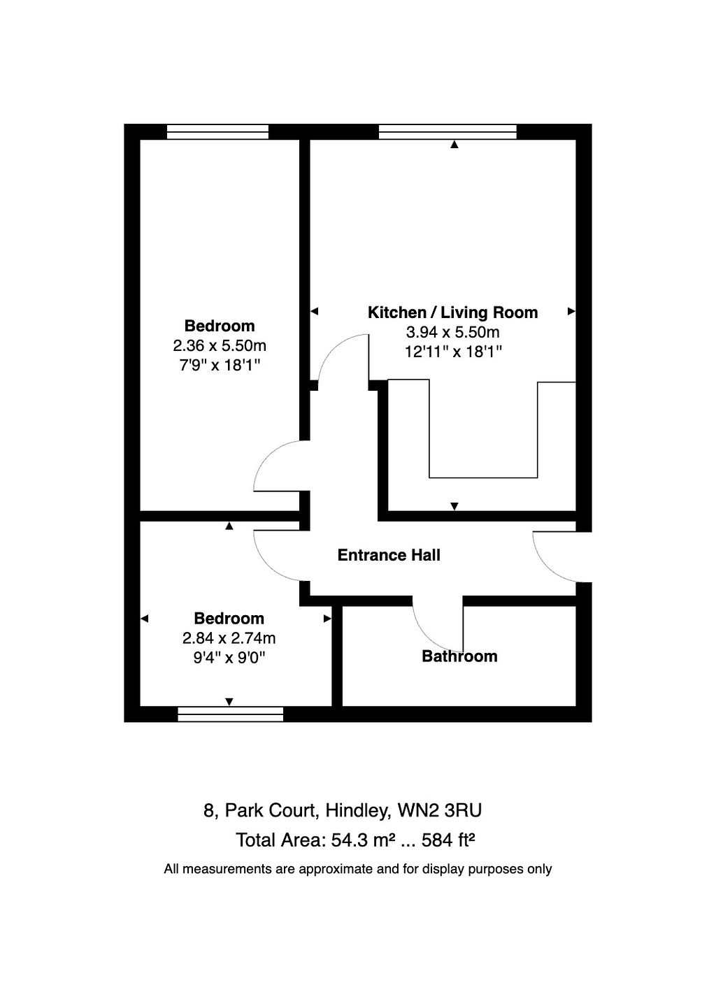 8, Park Court, Hindley floorplan