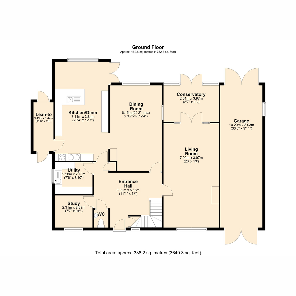 54, Port Hill Road, Shrewsbury floorplan
