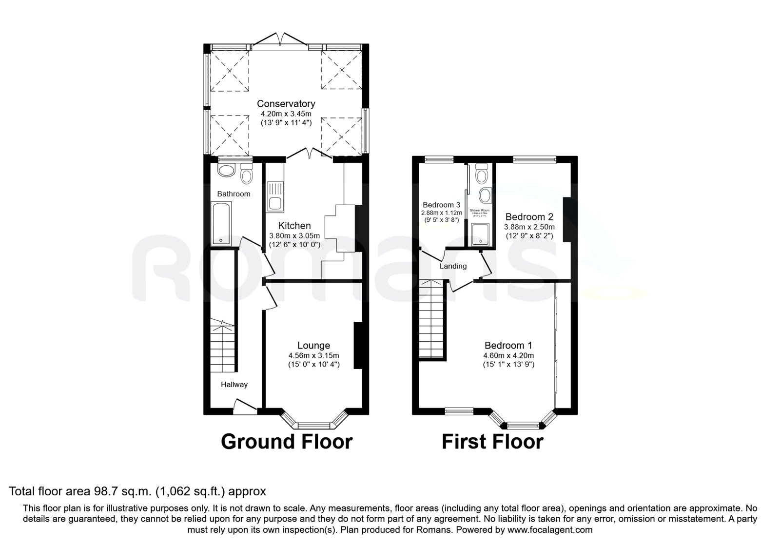 60, Sandgate Road, Bristol floorplan