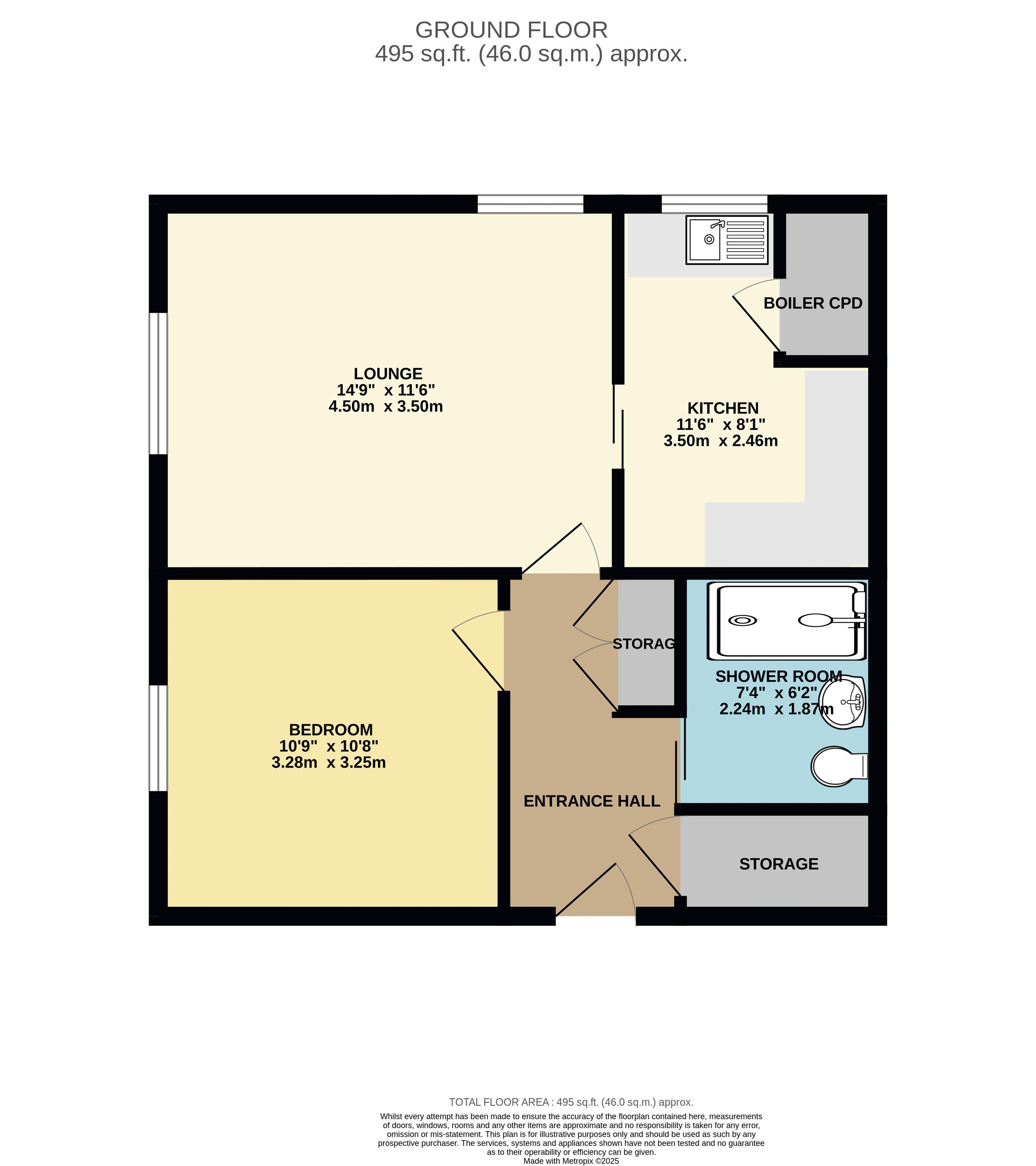 34, Eastbourne Street, Lincoln floorplan