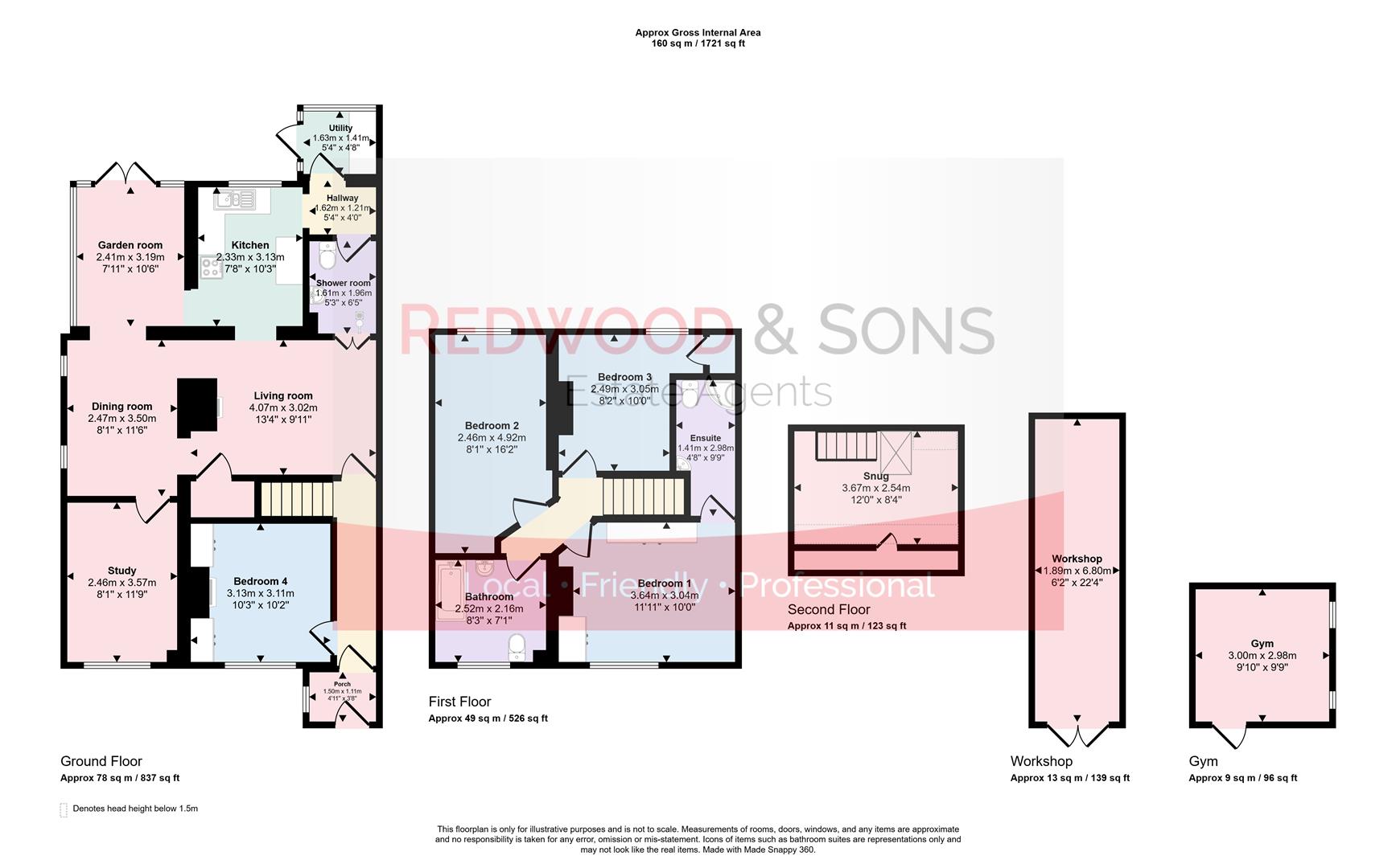 19, Downview Road, Barnham floorplan