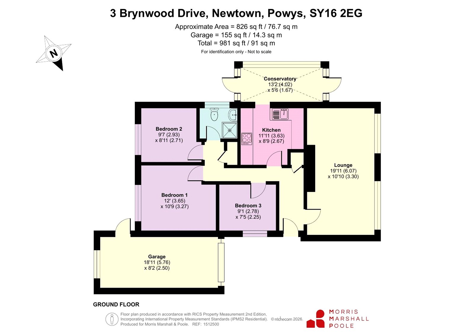3, Brynwood Drive, Powys floorplan