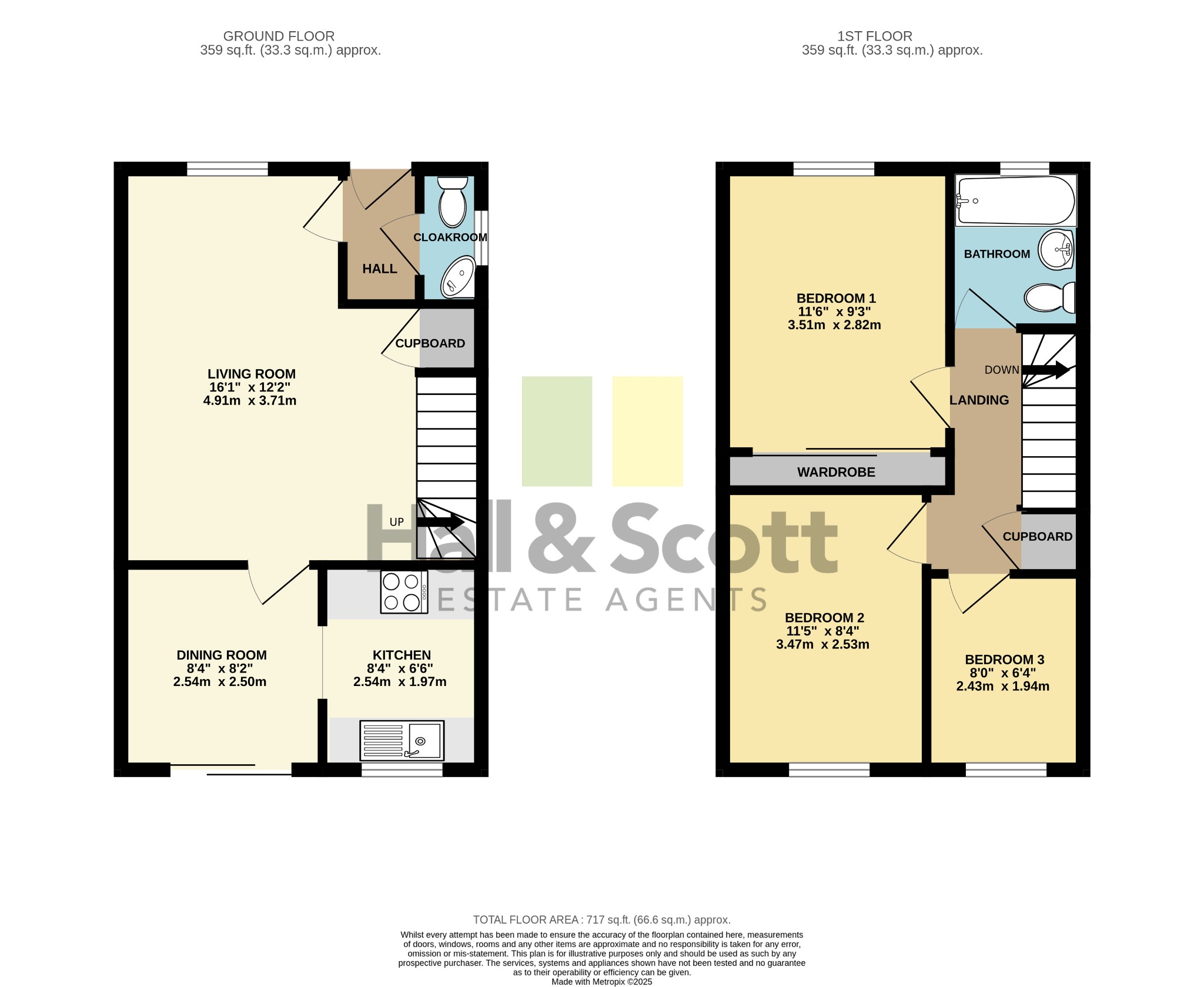 6 Plume of Feathers Close, Ottery St Mary floorplan