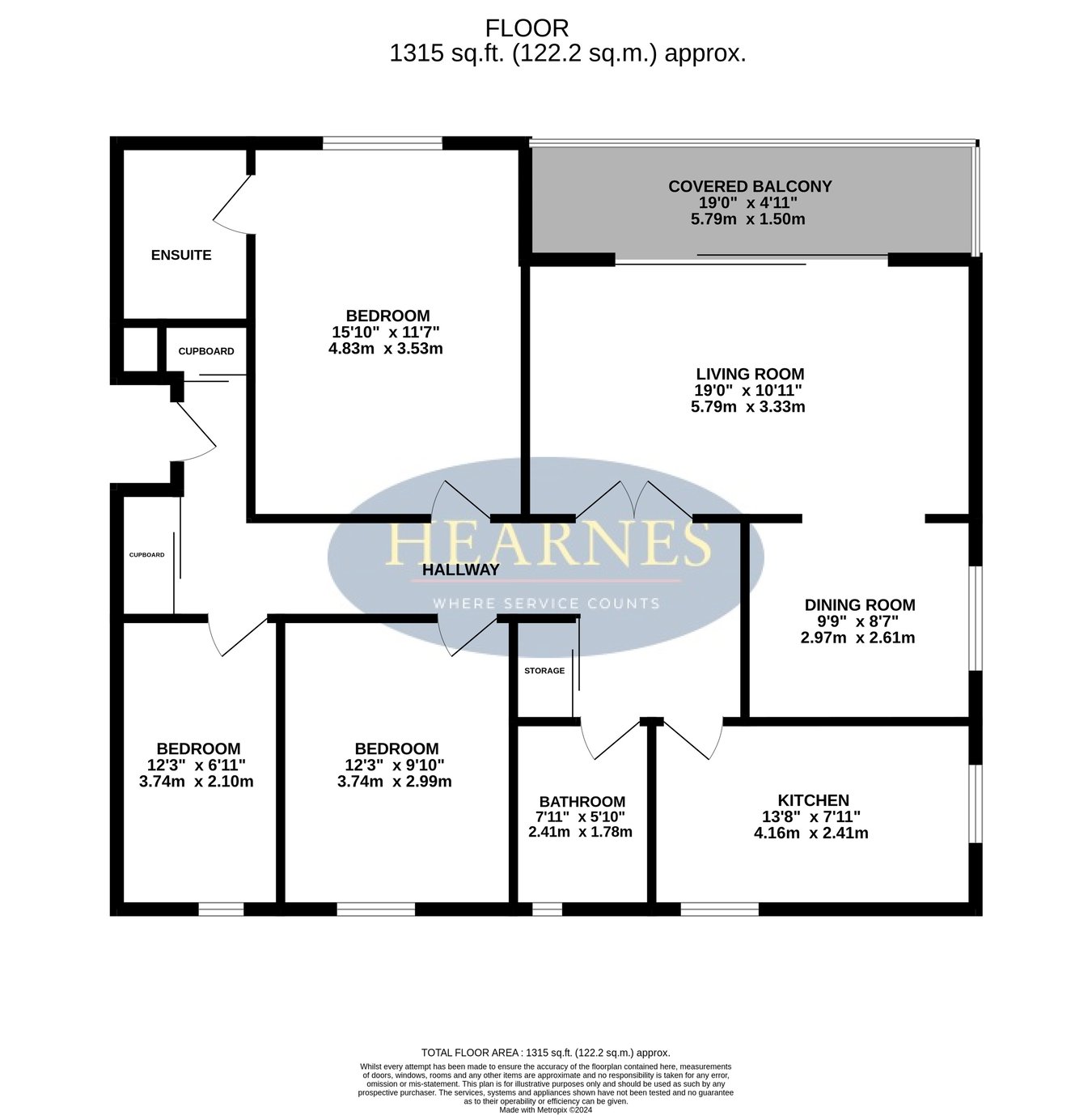 Manor Road, East Cliff, Bournemouth, BH1 floorplan