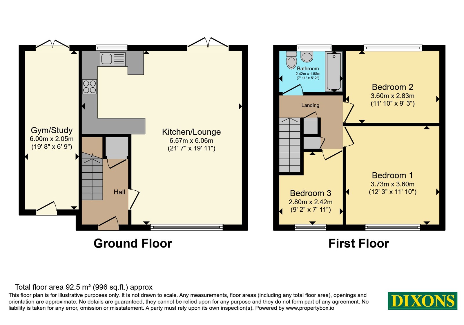 5, Severn Way, Worcestershire floorplan
