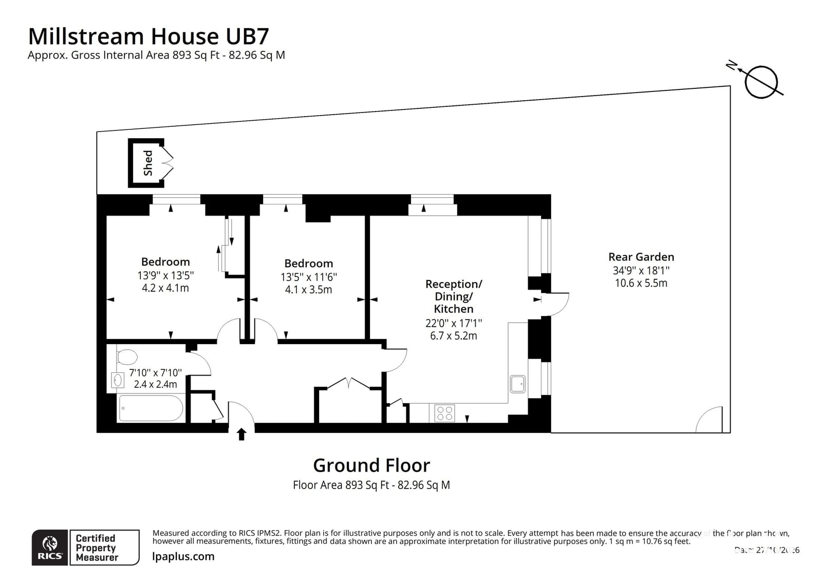 Portage Place, West Drayton floorplan
