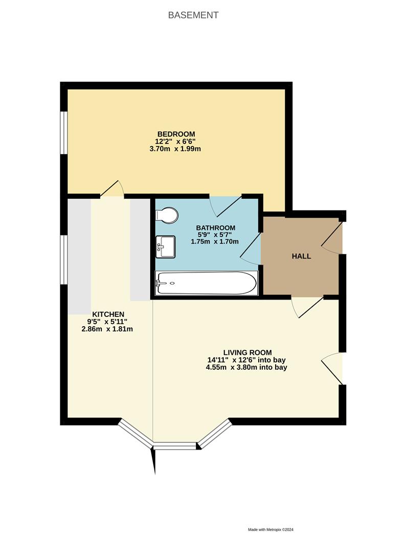 Stockleigh Road, St. LeonardsOnSea TN38, 1 bedroom flat for sale