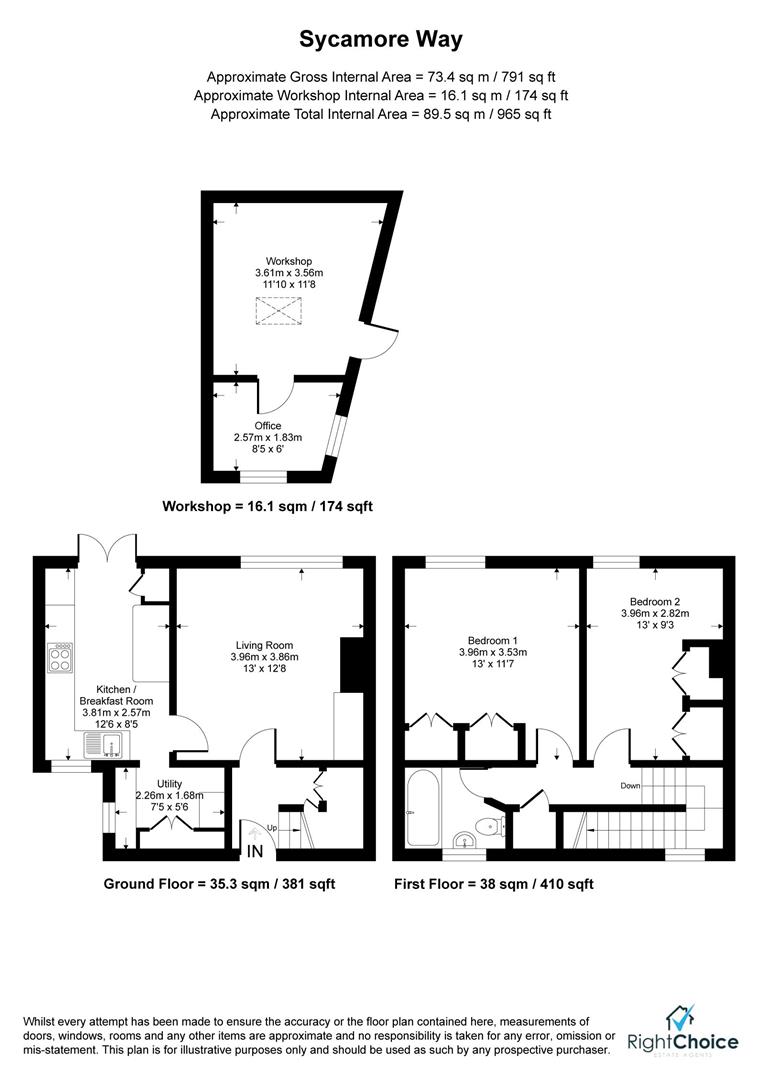 78, Sycamore Way, Basingstoke floorplan