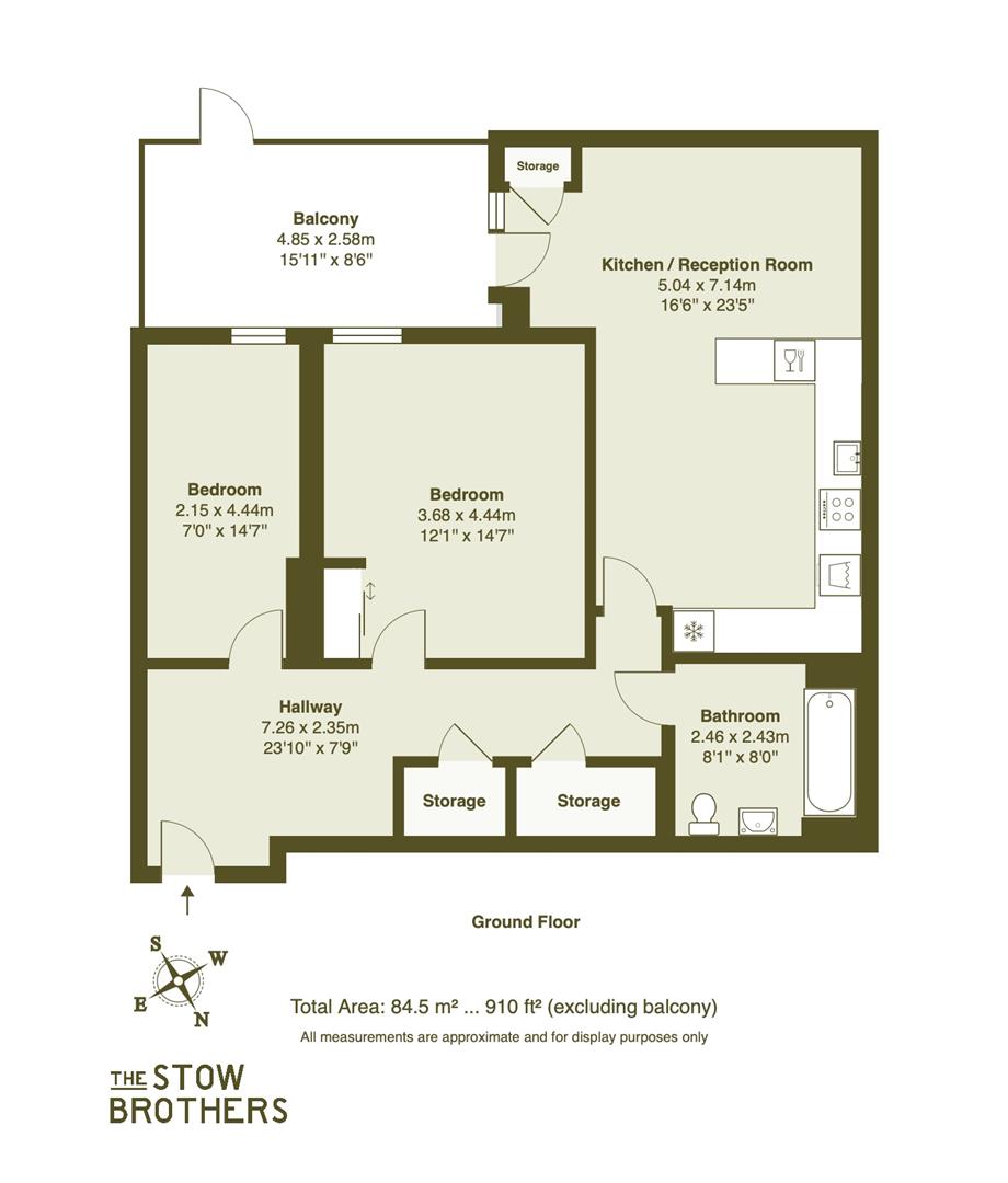 3 Cordage House, 37, Sutherland Road, Walthamstow floorplan