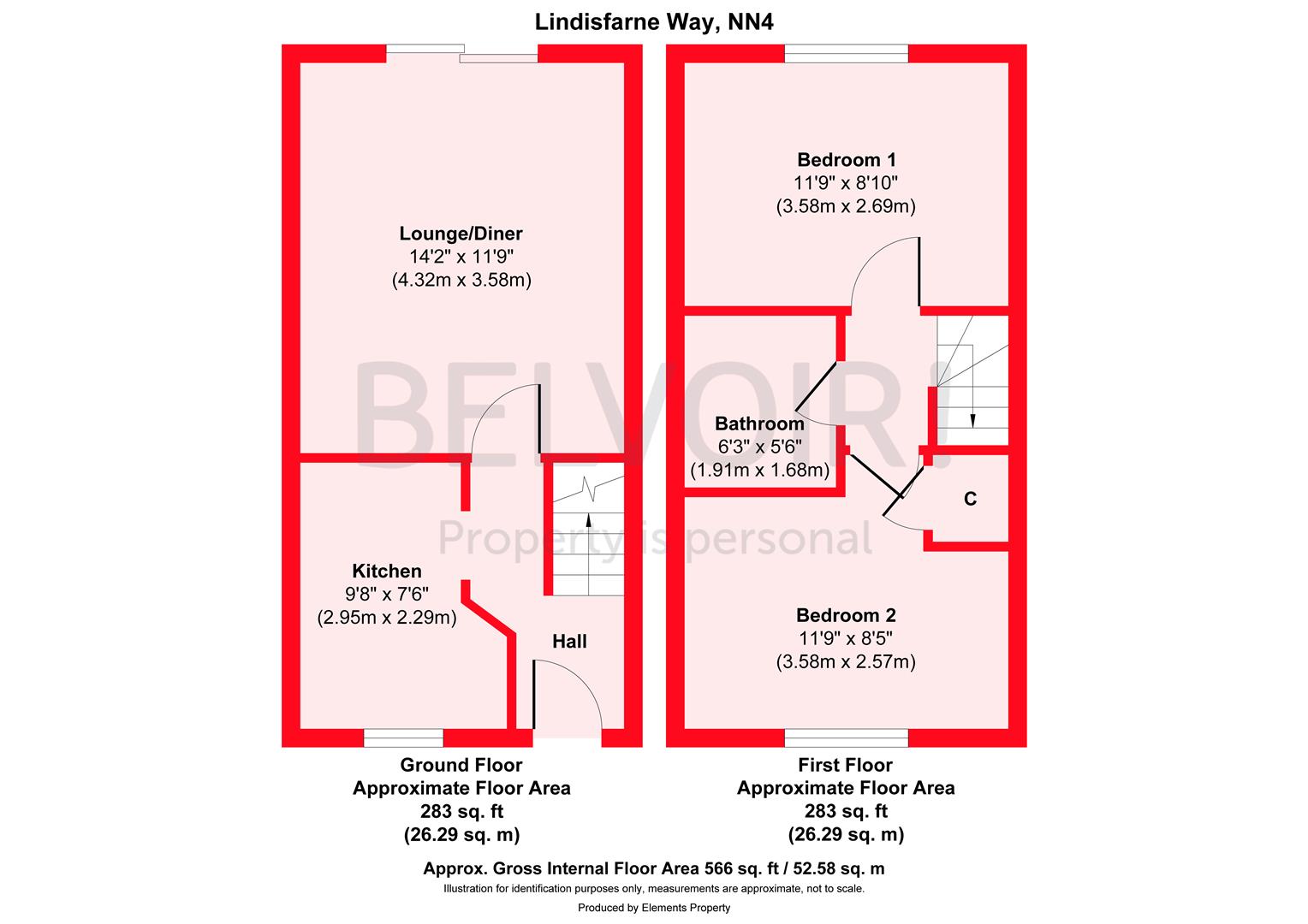31, Lindisfarne Way, Northampton floorplan