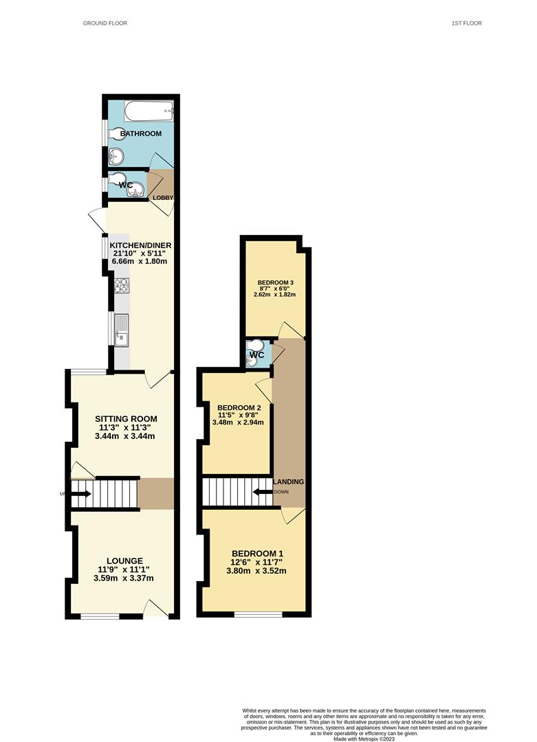 81, Coral Street, Leicester floorplan
