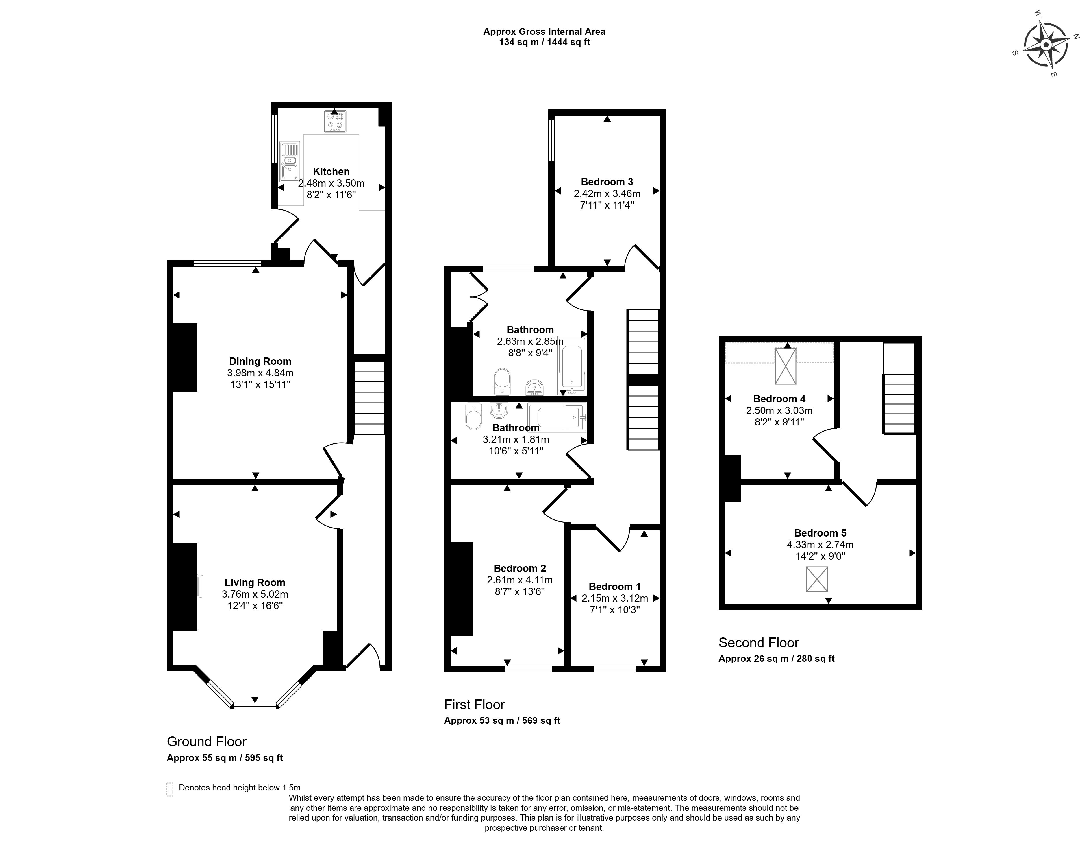 7 Willow Street, 7 Willow Street, Burnley floorplan