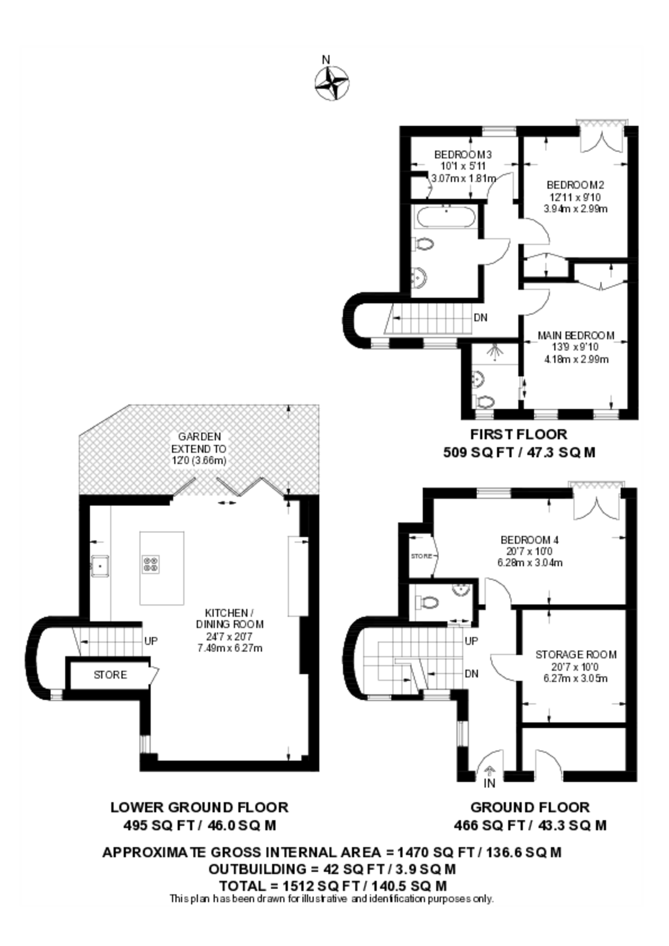 Craddock Street, Kentish Town floorplan
