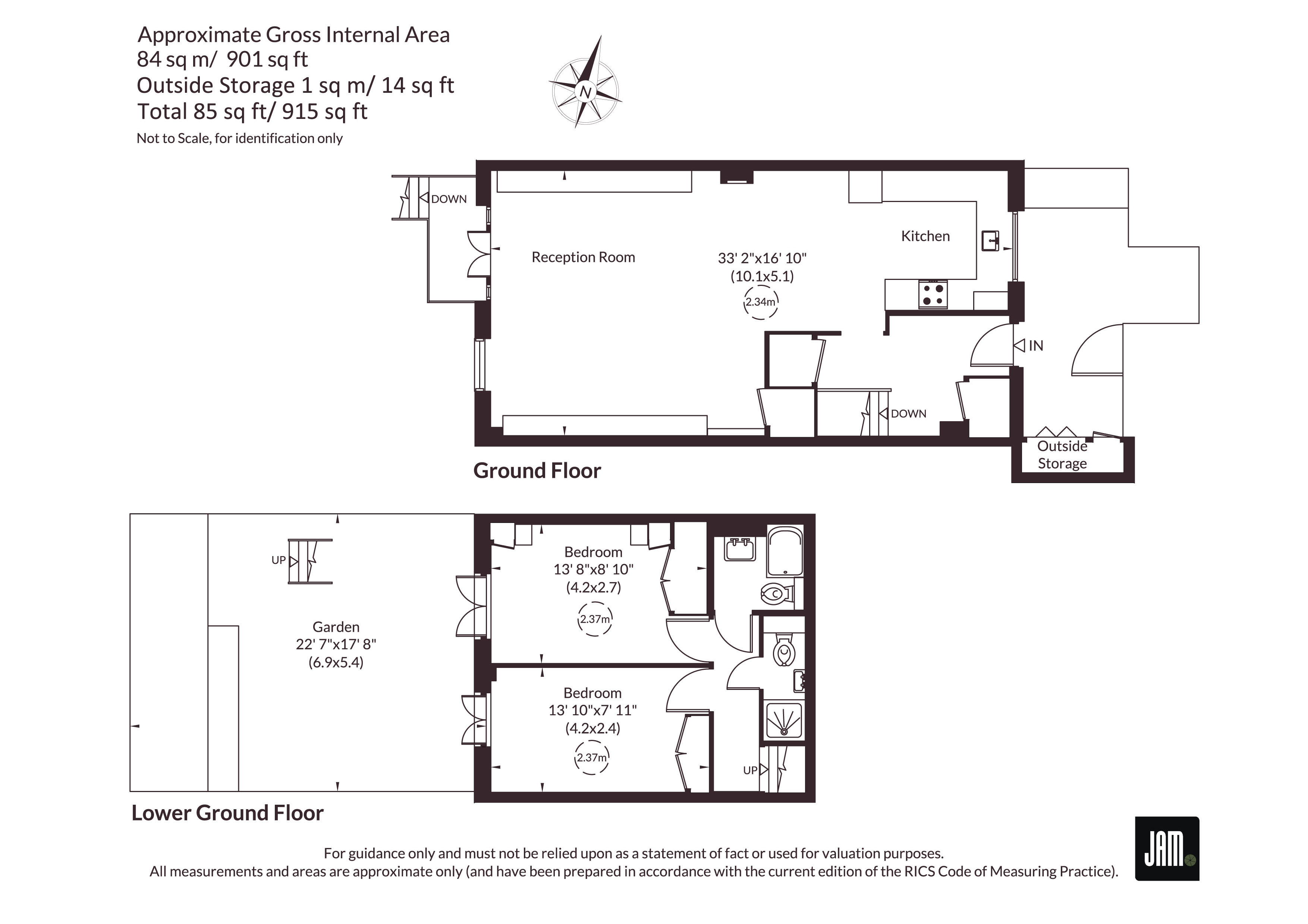 65, Powis Square, London floorplan