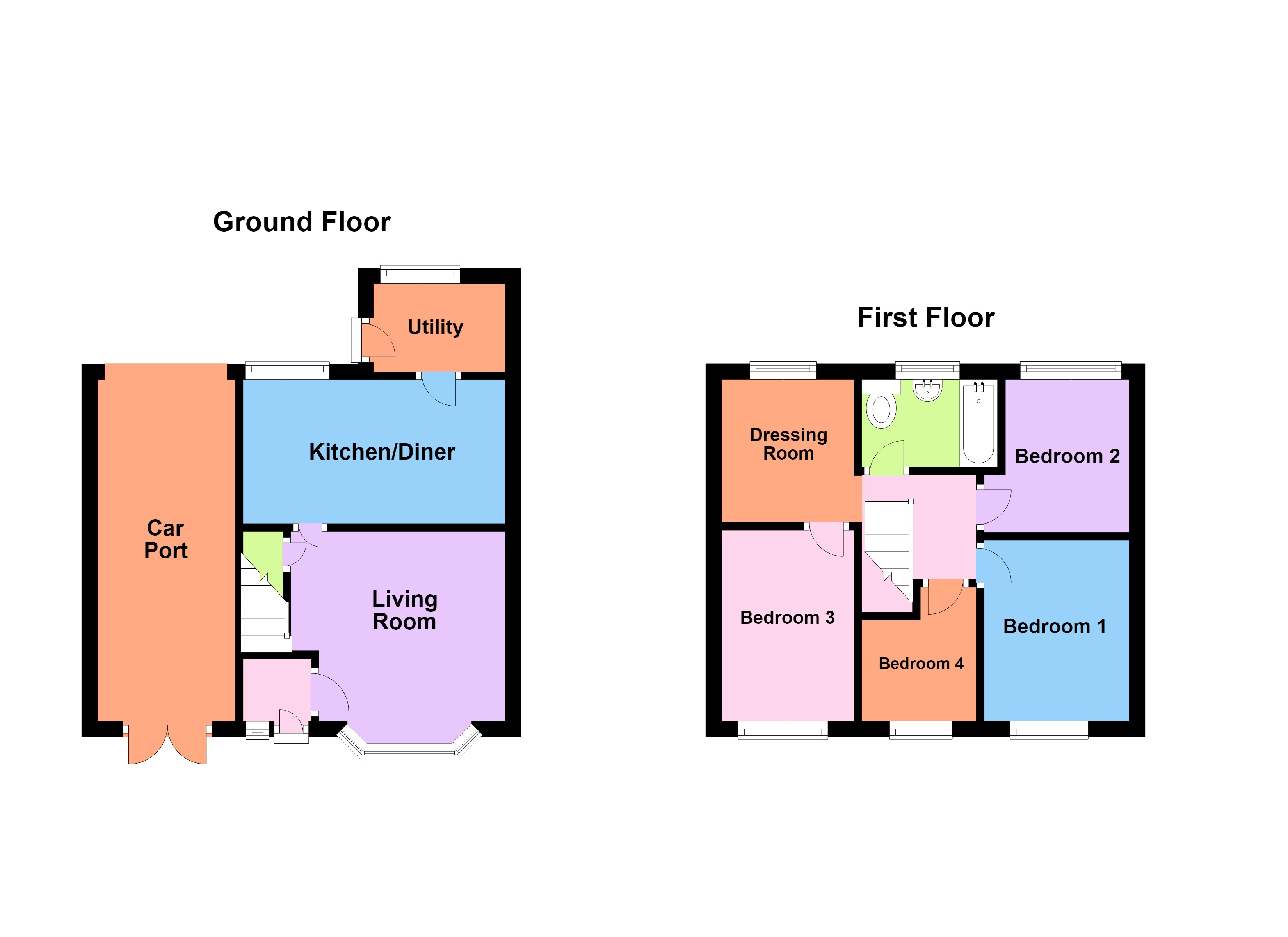 60, Walnut Road, Doncaster floorplan