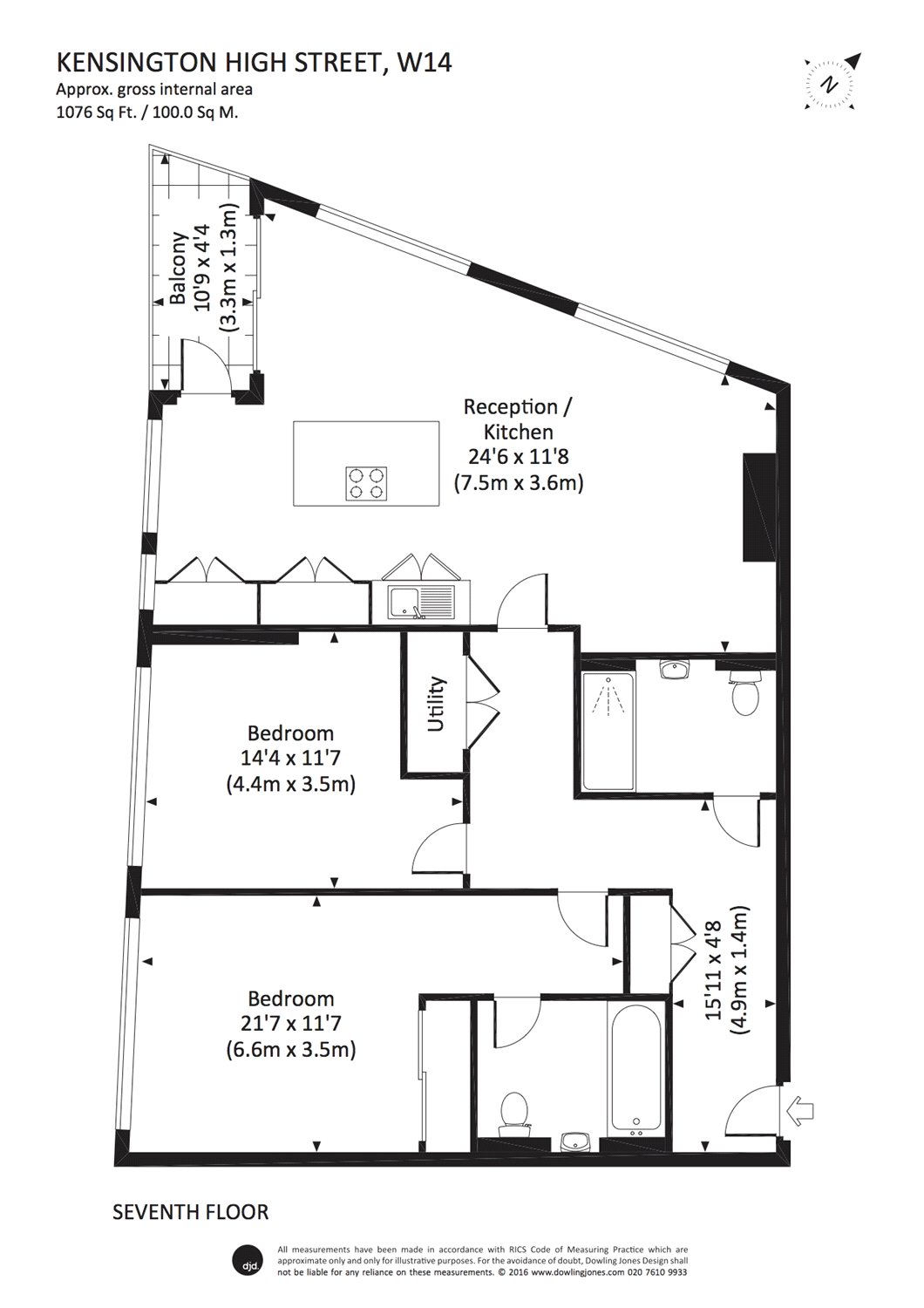 2 Bedrooms Flat for sale in Wolfe House, 389 Kensington High Street, London W14