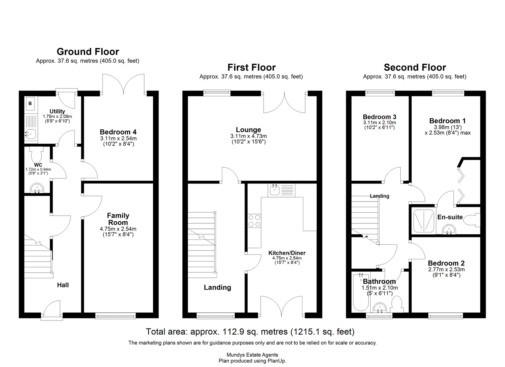8, Spire Close, Lincoln floorplan