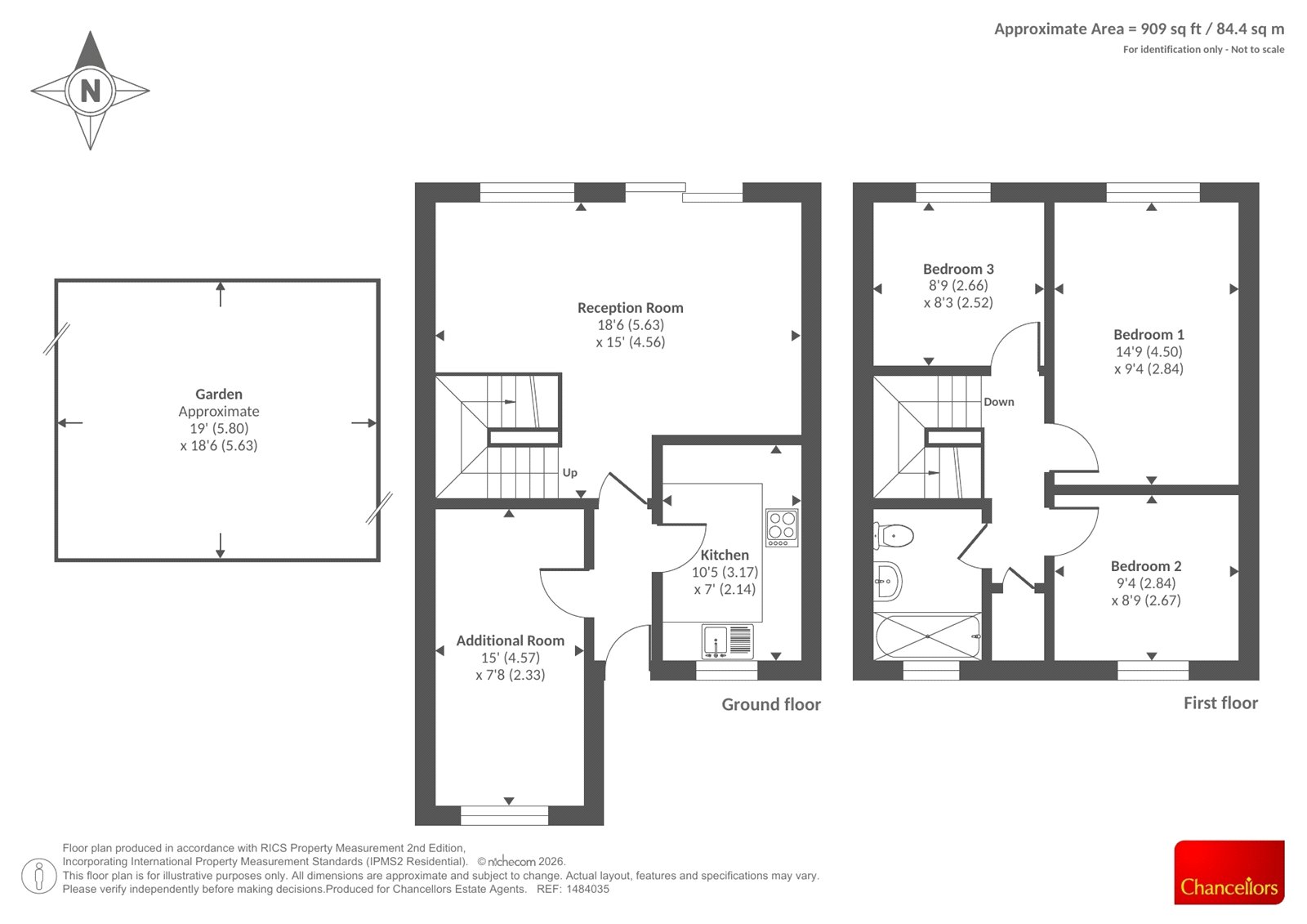 26, Tarragon Drive, Oxford floorplan