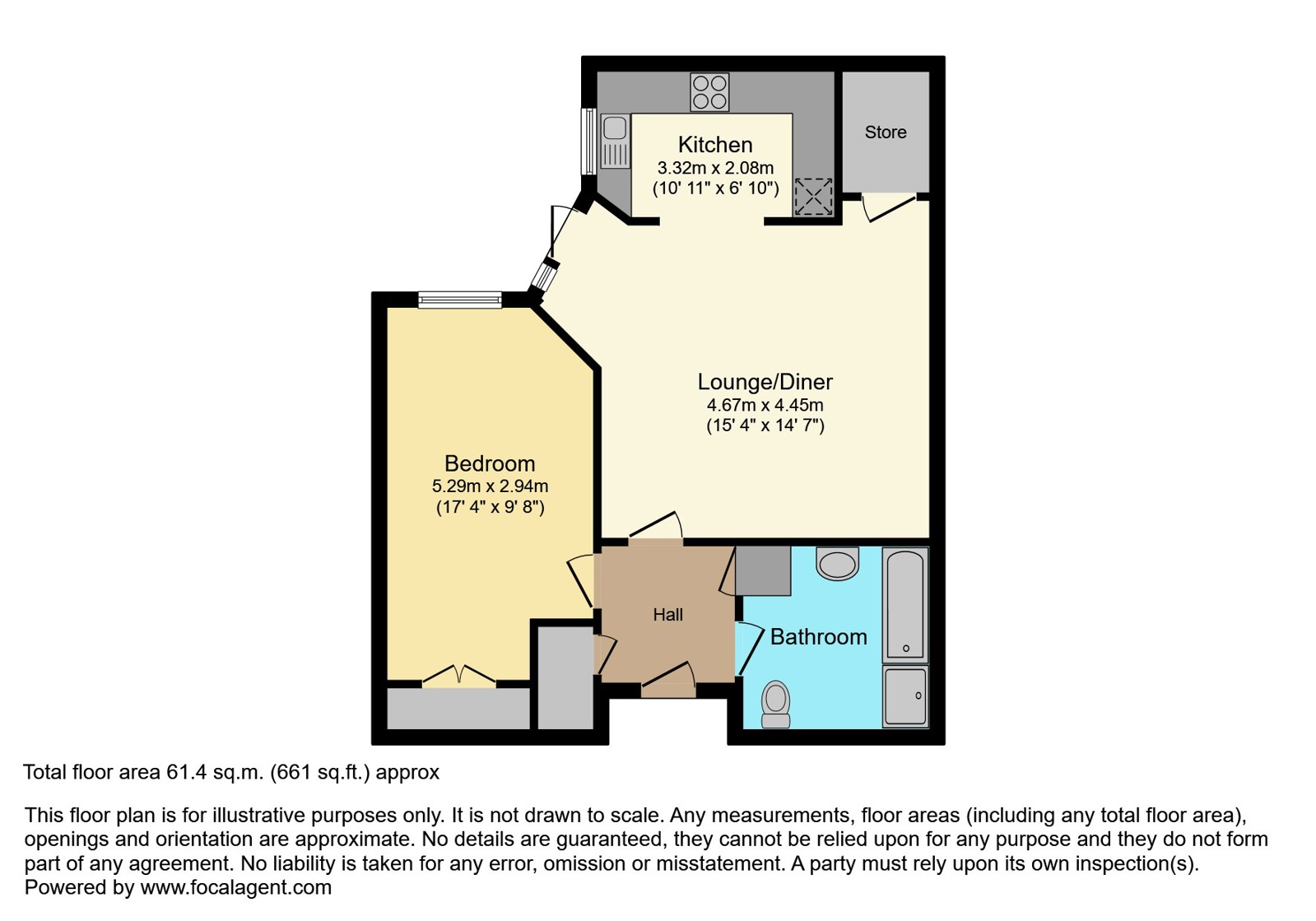 8, Highview Court, Highcliffe floorplan