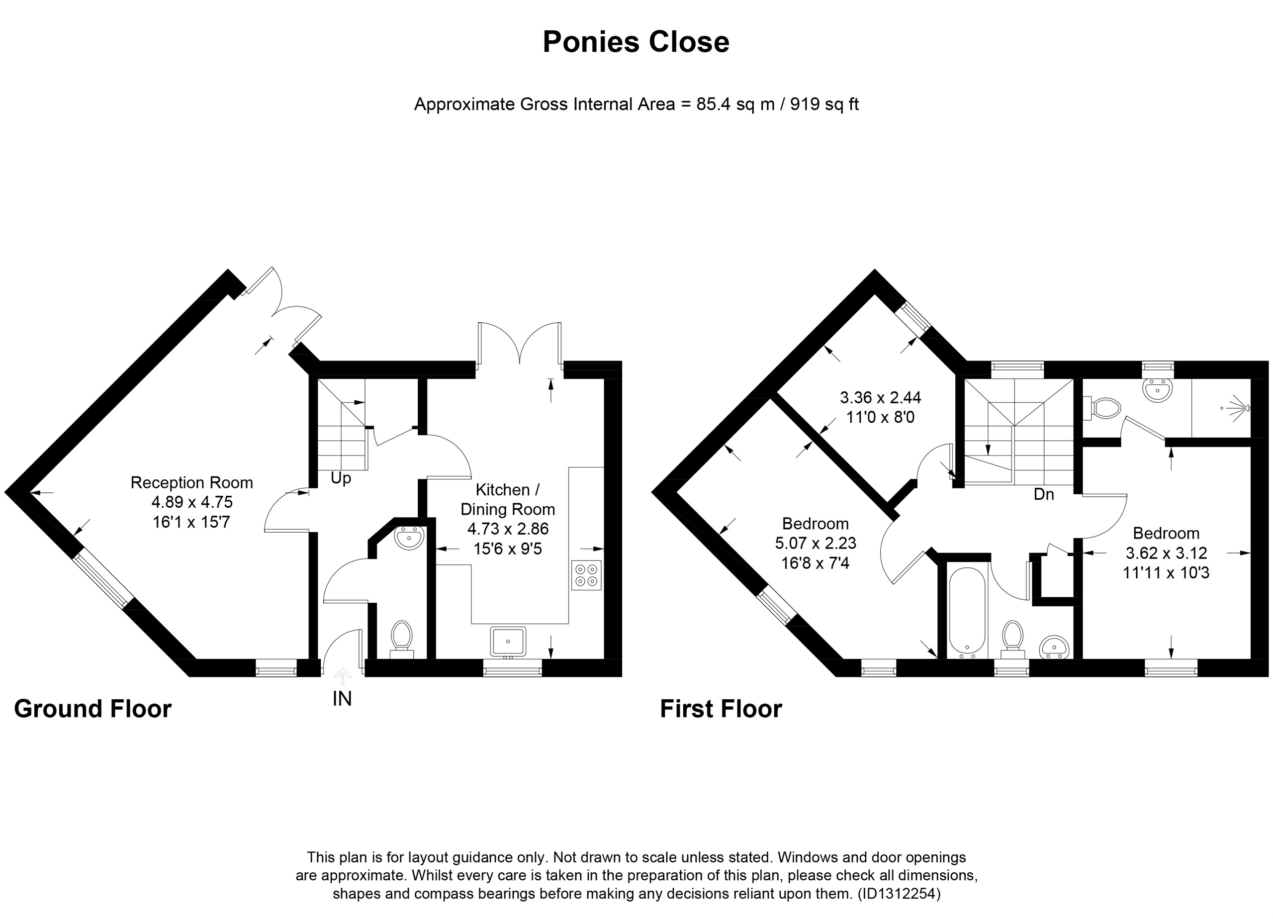 23, Ponies Close, Leighton Buzzard floorplan