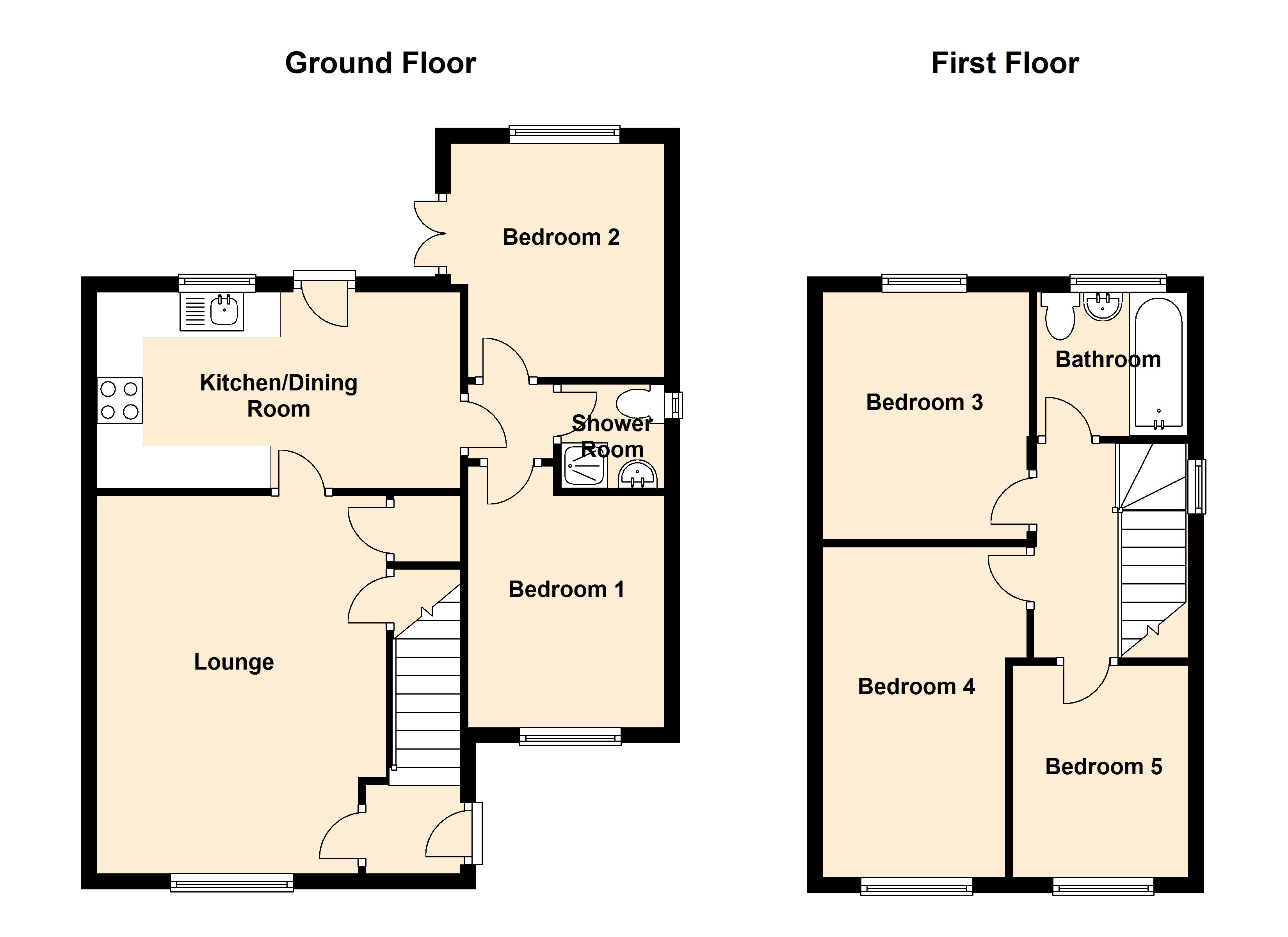 5 Bedrooms Detached house to rent in Westerham Close, Canterbury CT2