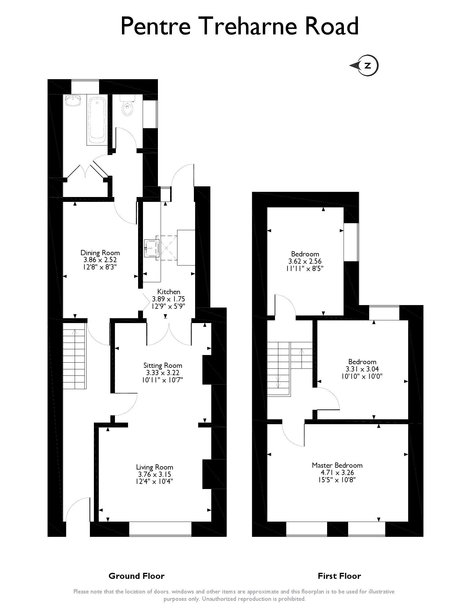 3 Bedrooms Terraced house for sale in Pentre, Treharne Road, Swansea SA1