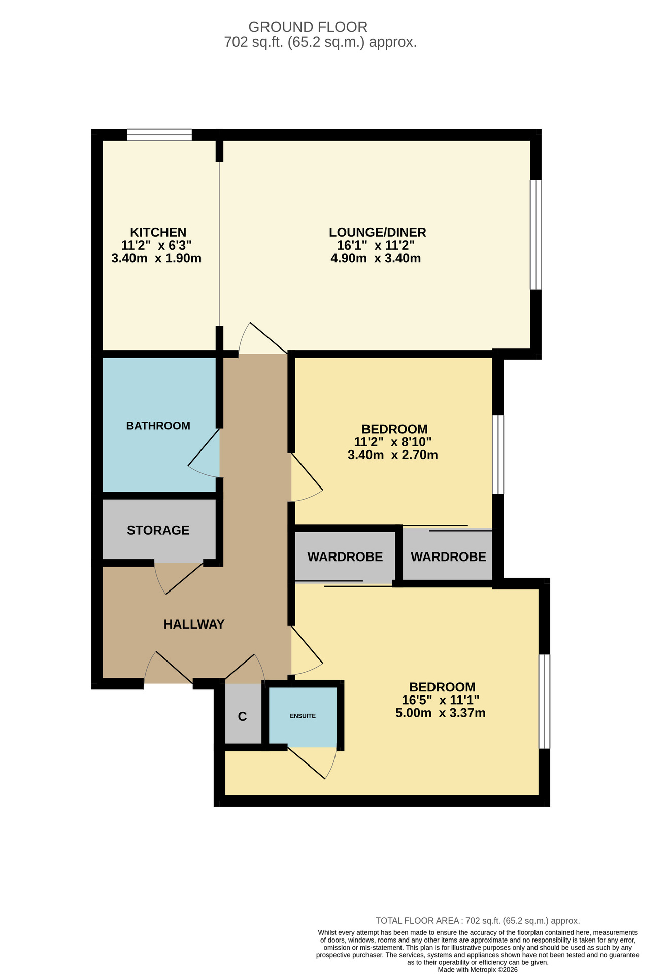 Flat 3/2, 29 Kilmartin Gardens, Bishopton floorplan