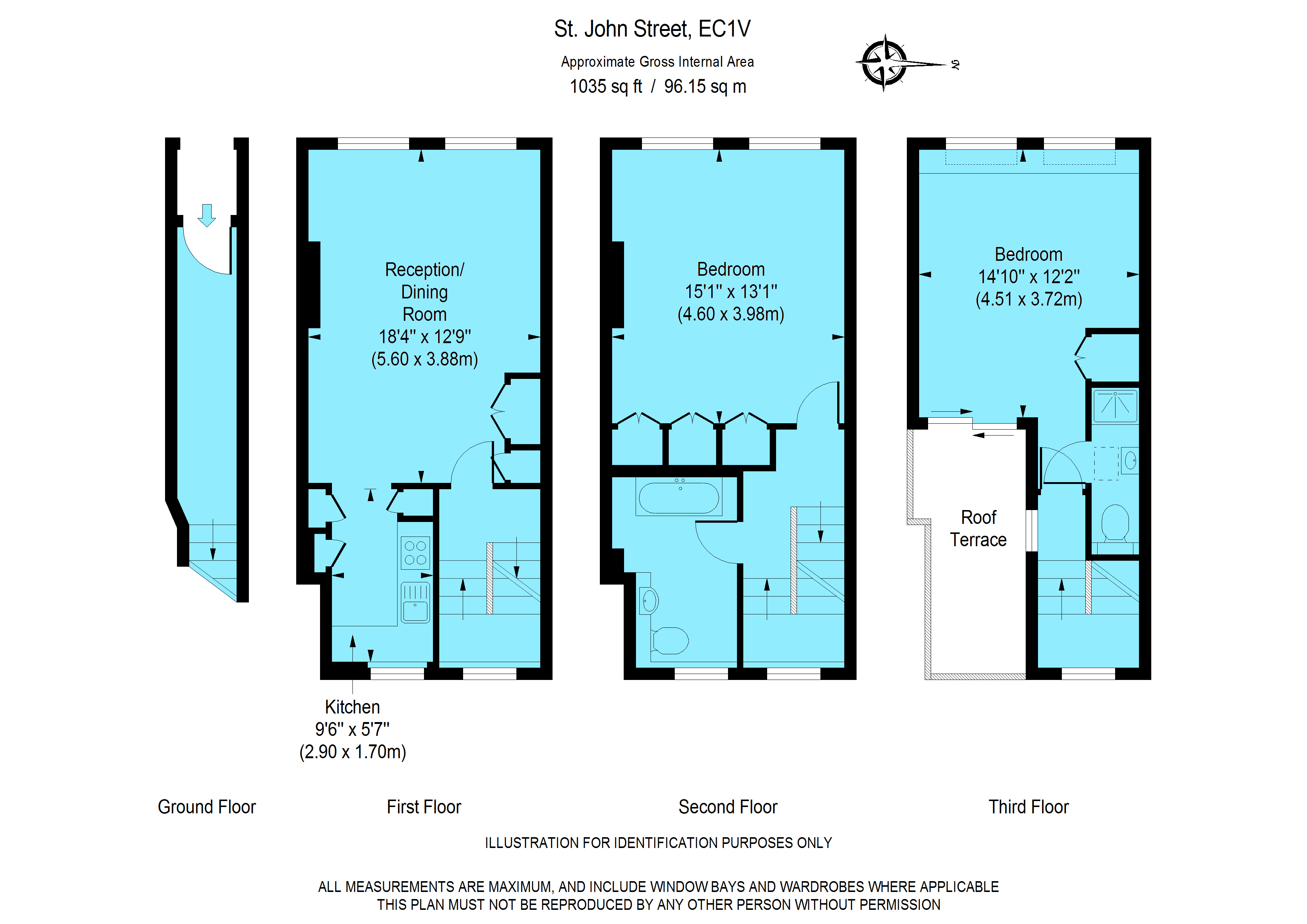 2 Bedrooms Flat to rent in St. John Street, London EC1V